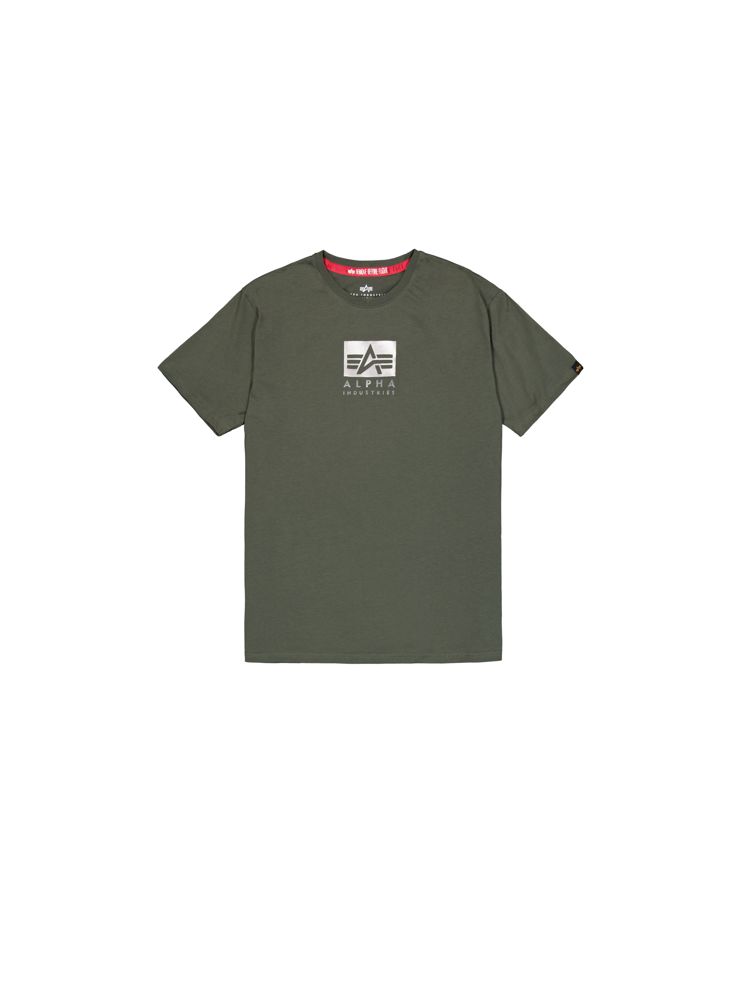 Satin Logo T-Shirt dark olive 148513_142_1_flatlay_00001_98278.png