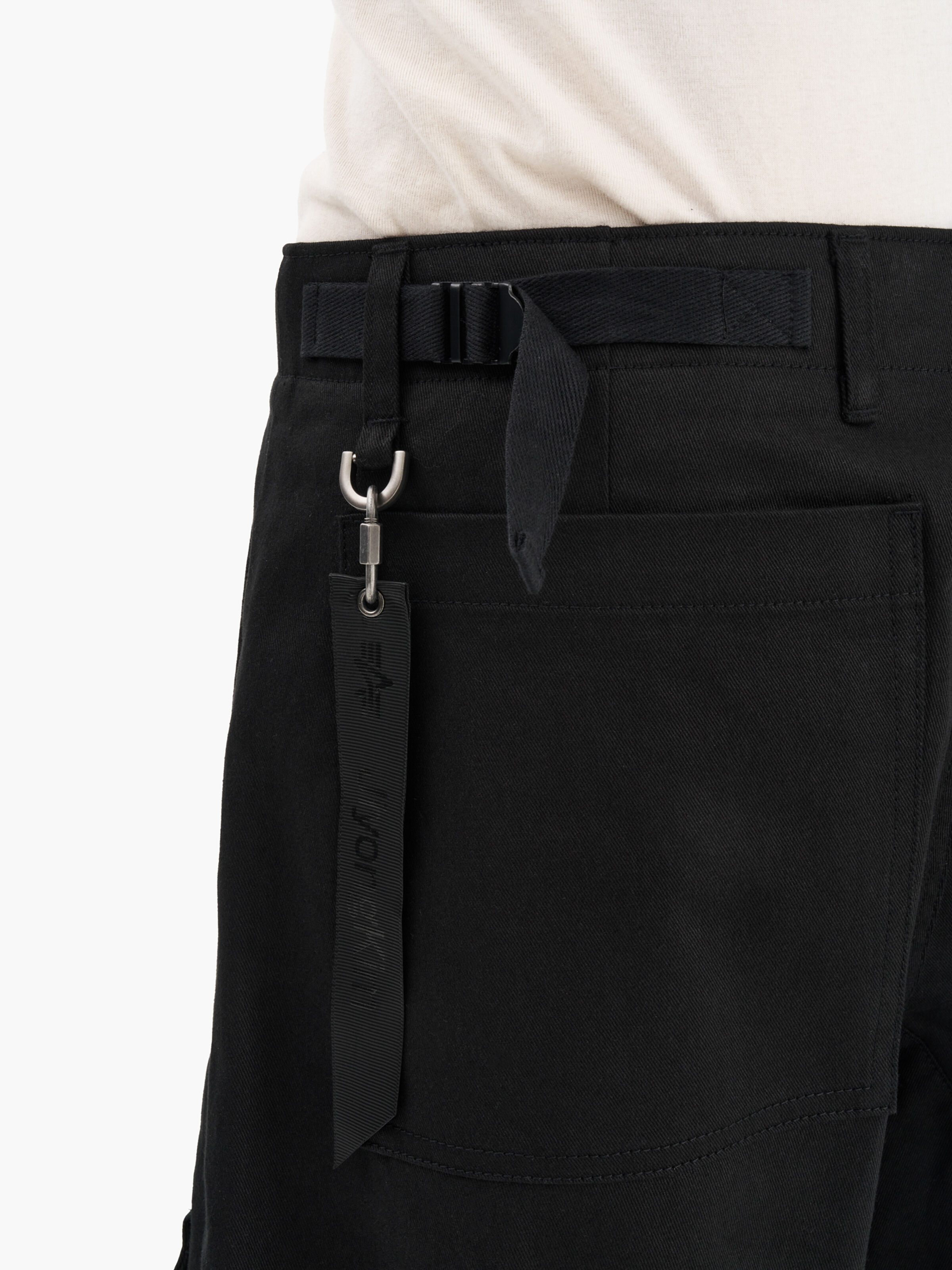 ALPHA X JIYOUNG KIM CURVED MULTI-POCKET TROUSERS black 156270_03_3_detail_00002_157219