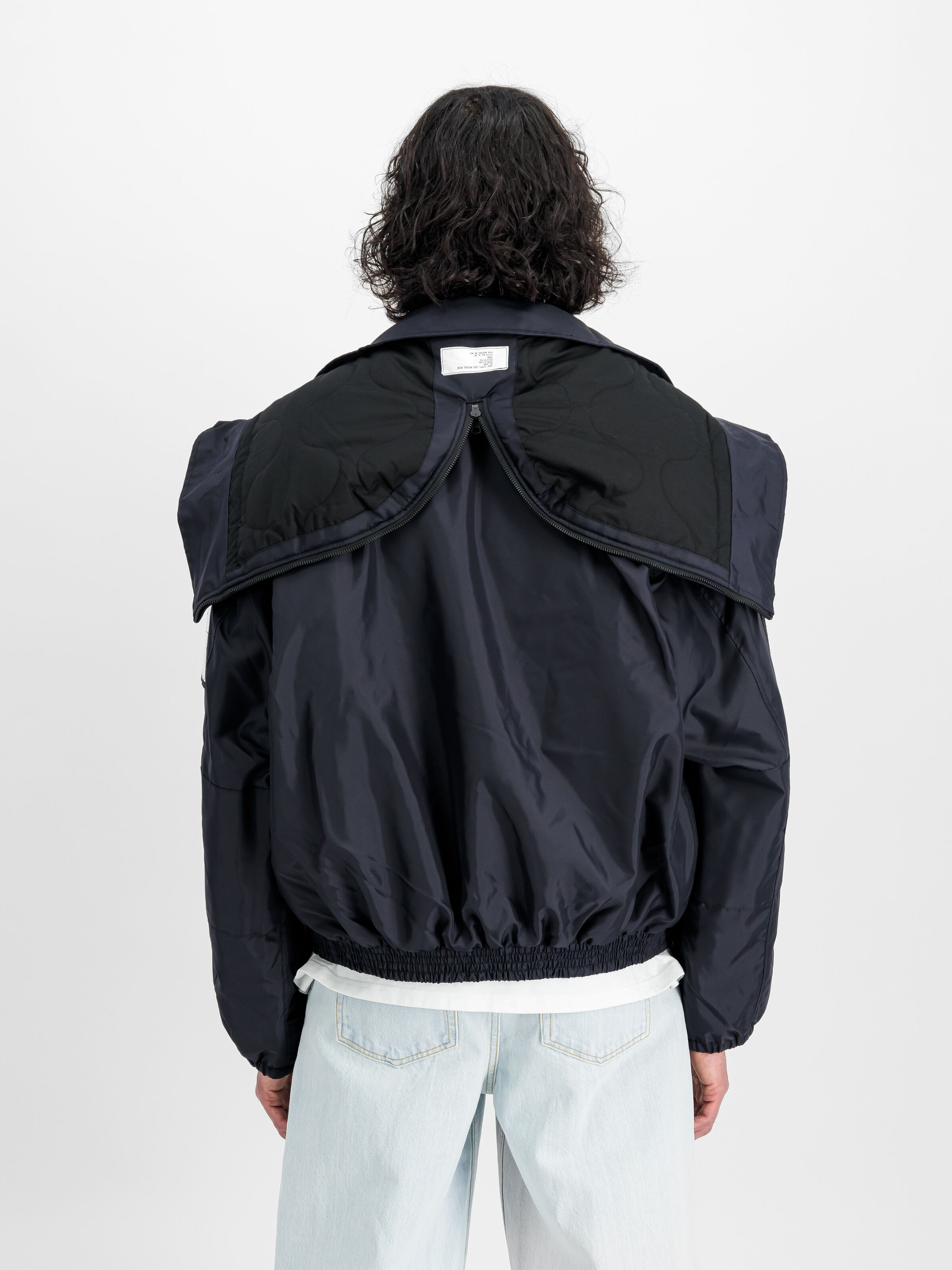 ALPHA X N.HOOLYWOOD CWU-45/P Bomber Jacket black 148169_03_2_model_00005_126645