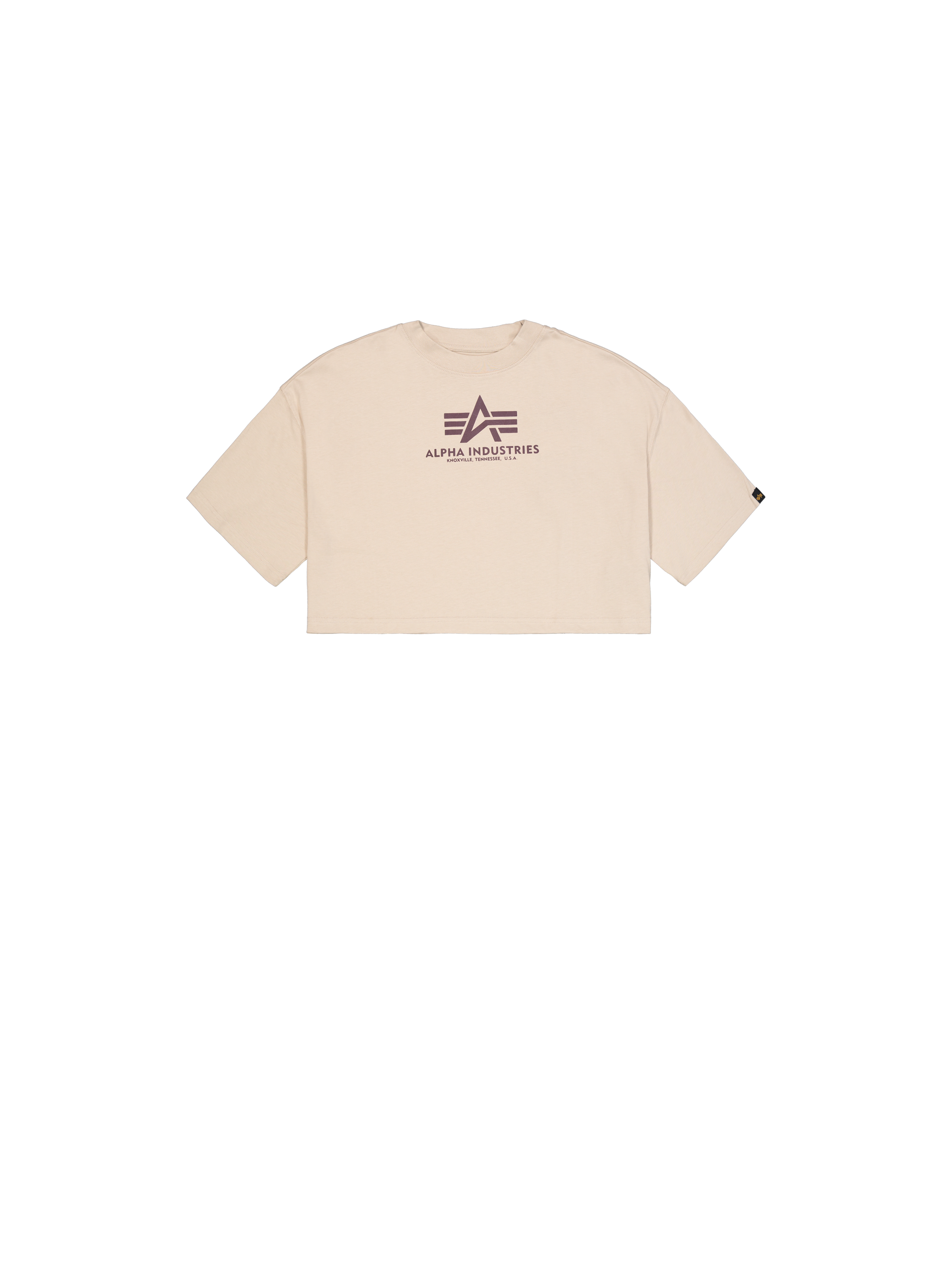 Basic Big Logo Cropped PP T-Shirt Women organic beige 258060_627_1_flatlay_00001_165607.png