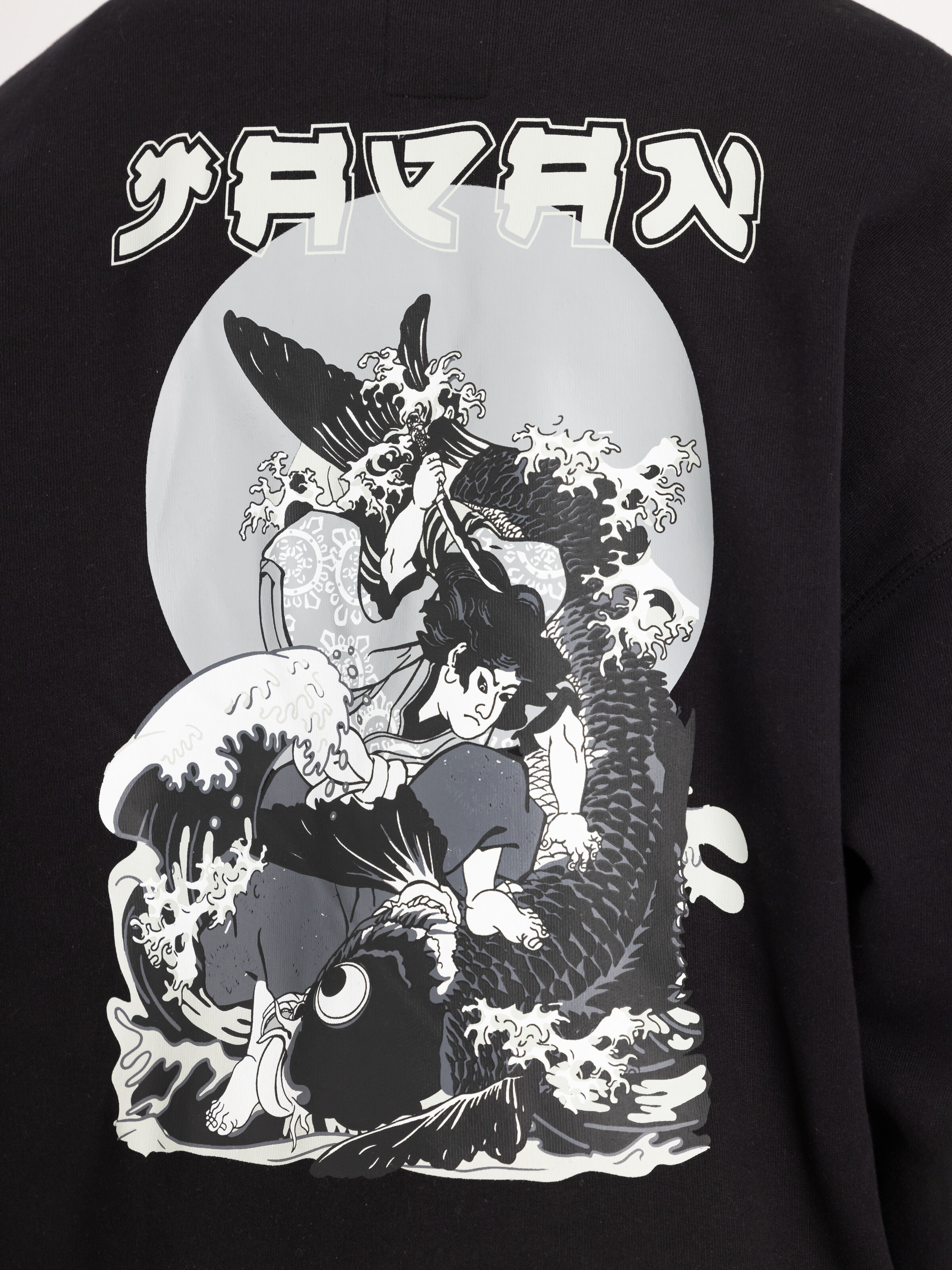 Japan Wave Warrior Sweatshirt black/white 146309_95_3_detail_00001_124393