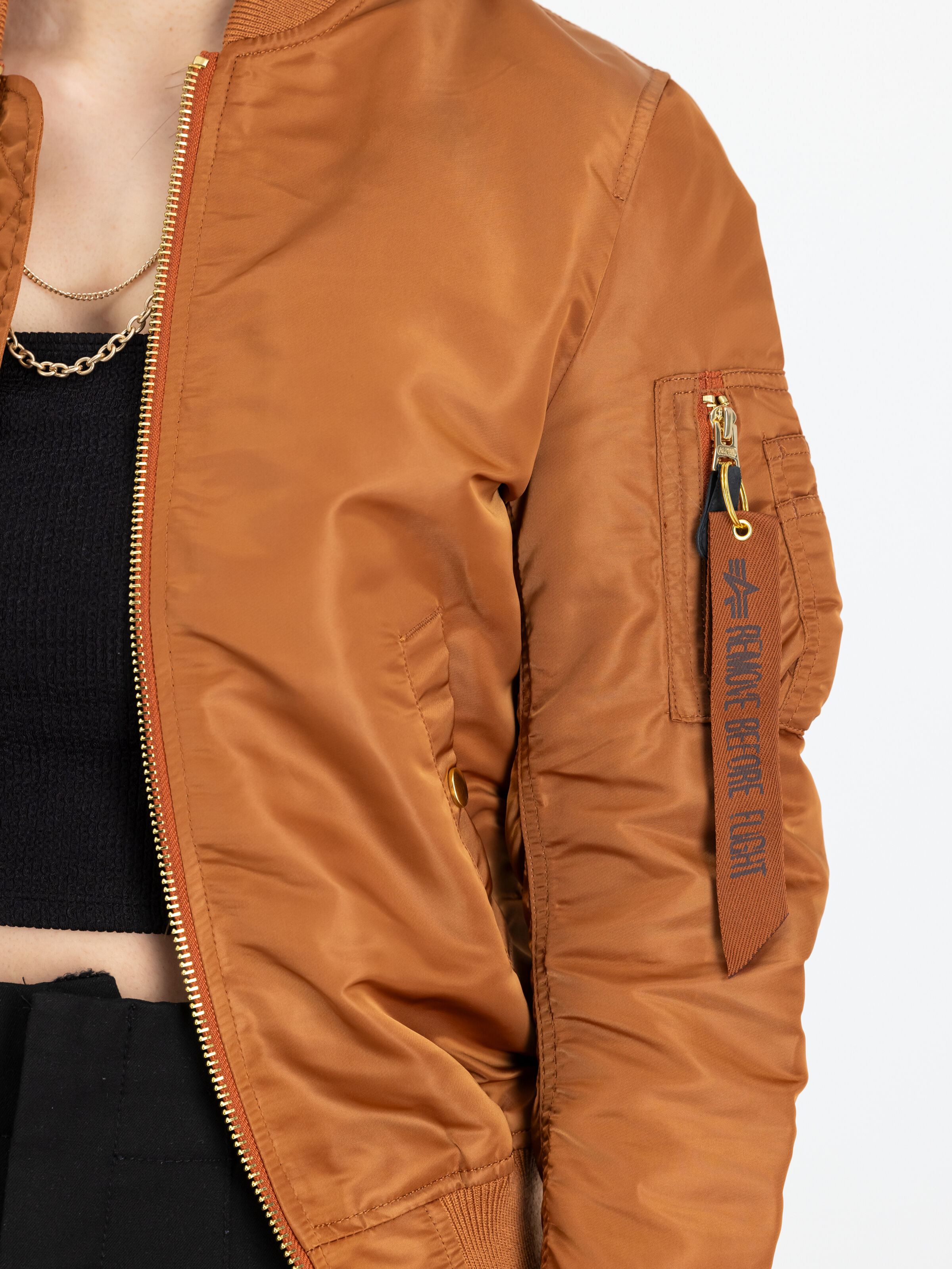 MA-1 VF Light Bomber Jacket Women hazel brown 156001_709_008_221321