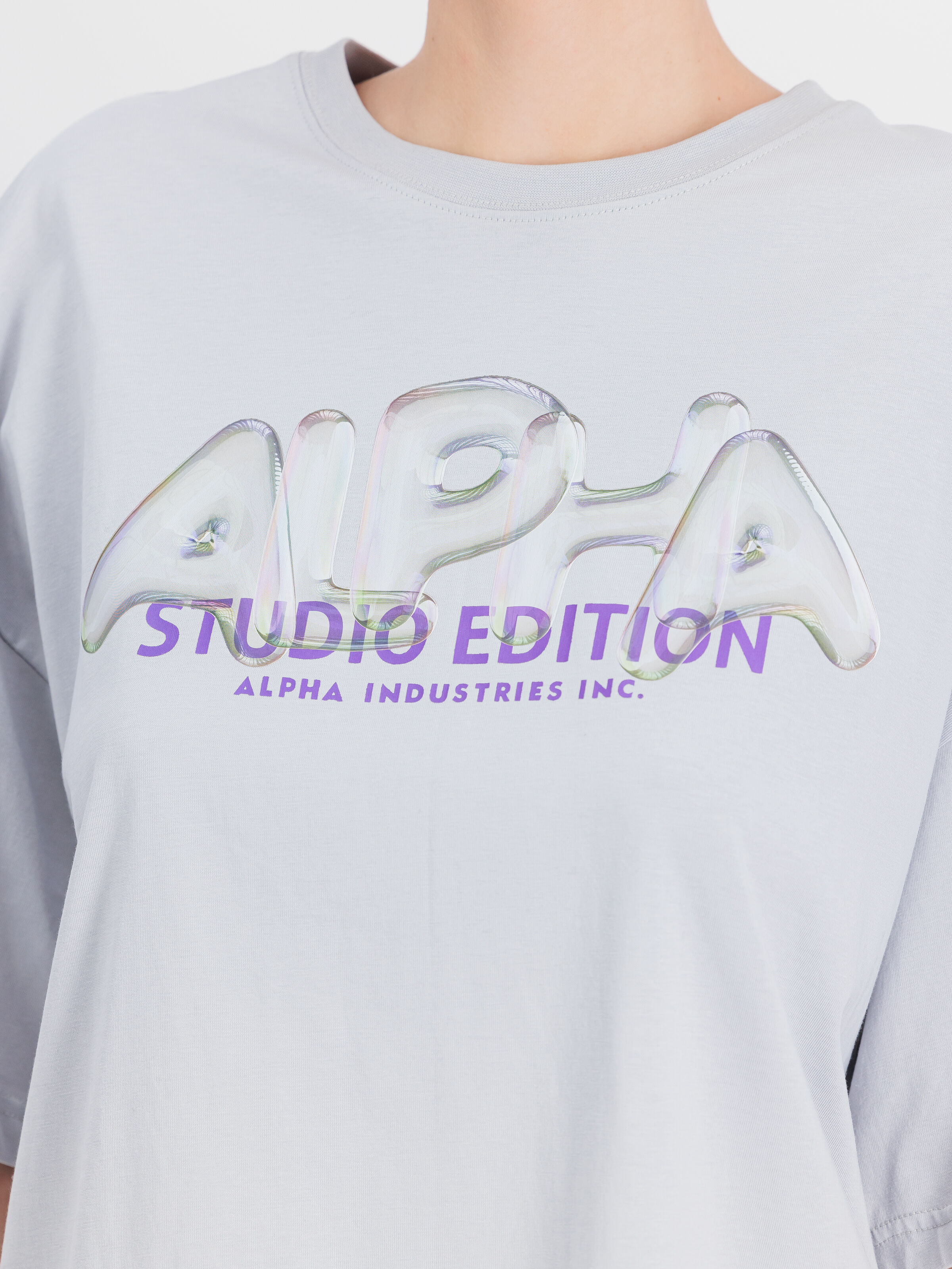 Studio Edition Vibe T-Shirt Women pastel grey 156061_666_3_detail_00001_140202