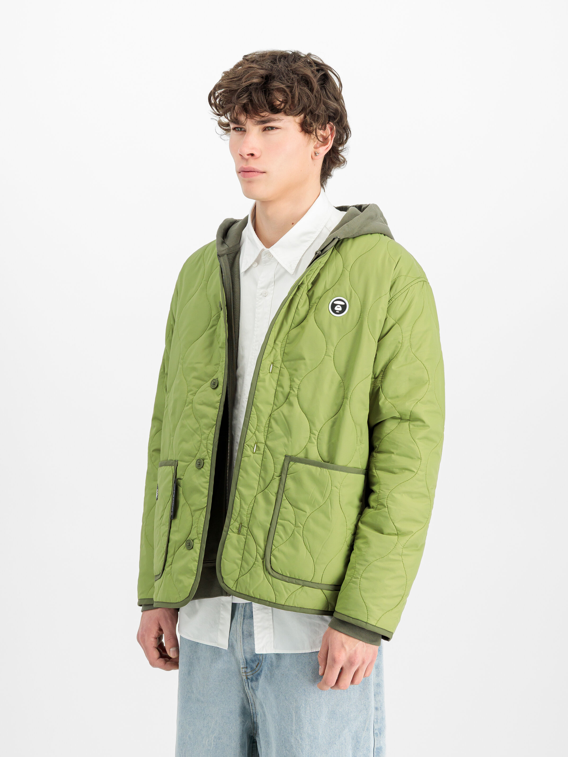 ALPHA x AAPE PADDING Lining Jacket organic khaki 258163_706_2_model_00002_212779