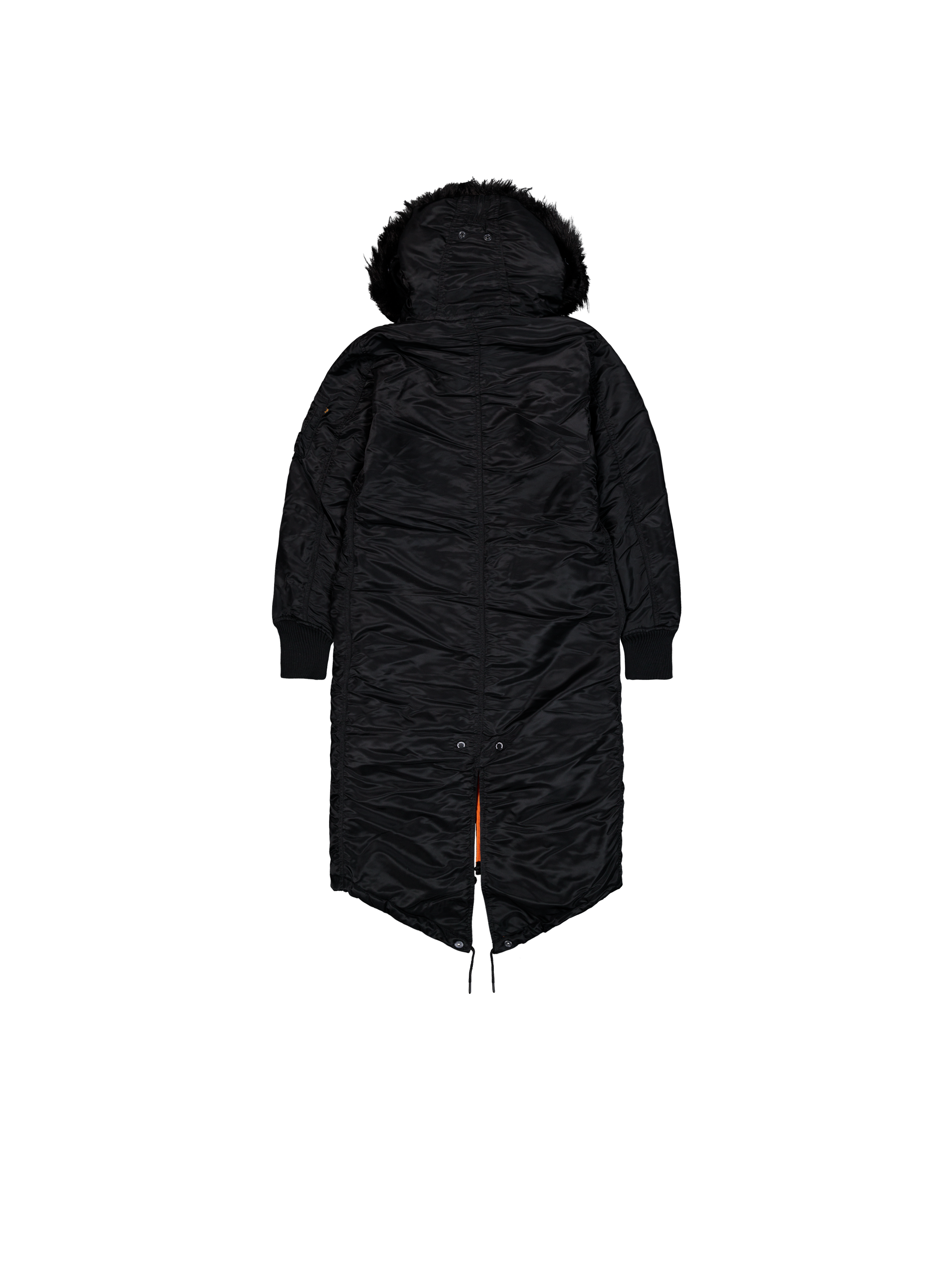 Long Fishtail Field Jacket Women black 198013_03_1_flatlay_00002_134449