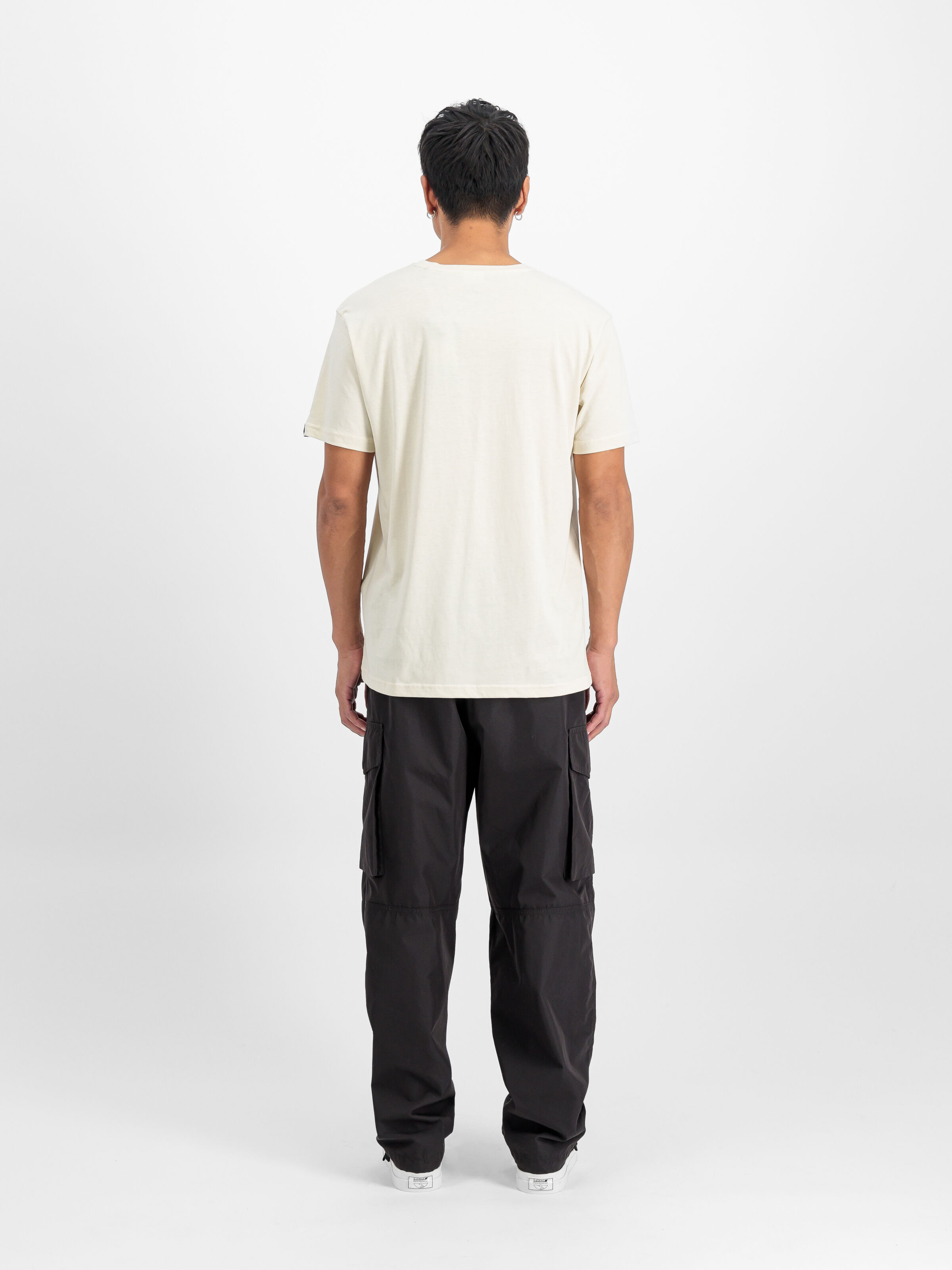 Basic Big Logo T-Shirt vint.white/night purple 100501_749_2_model_00002_117835