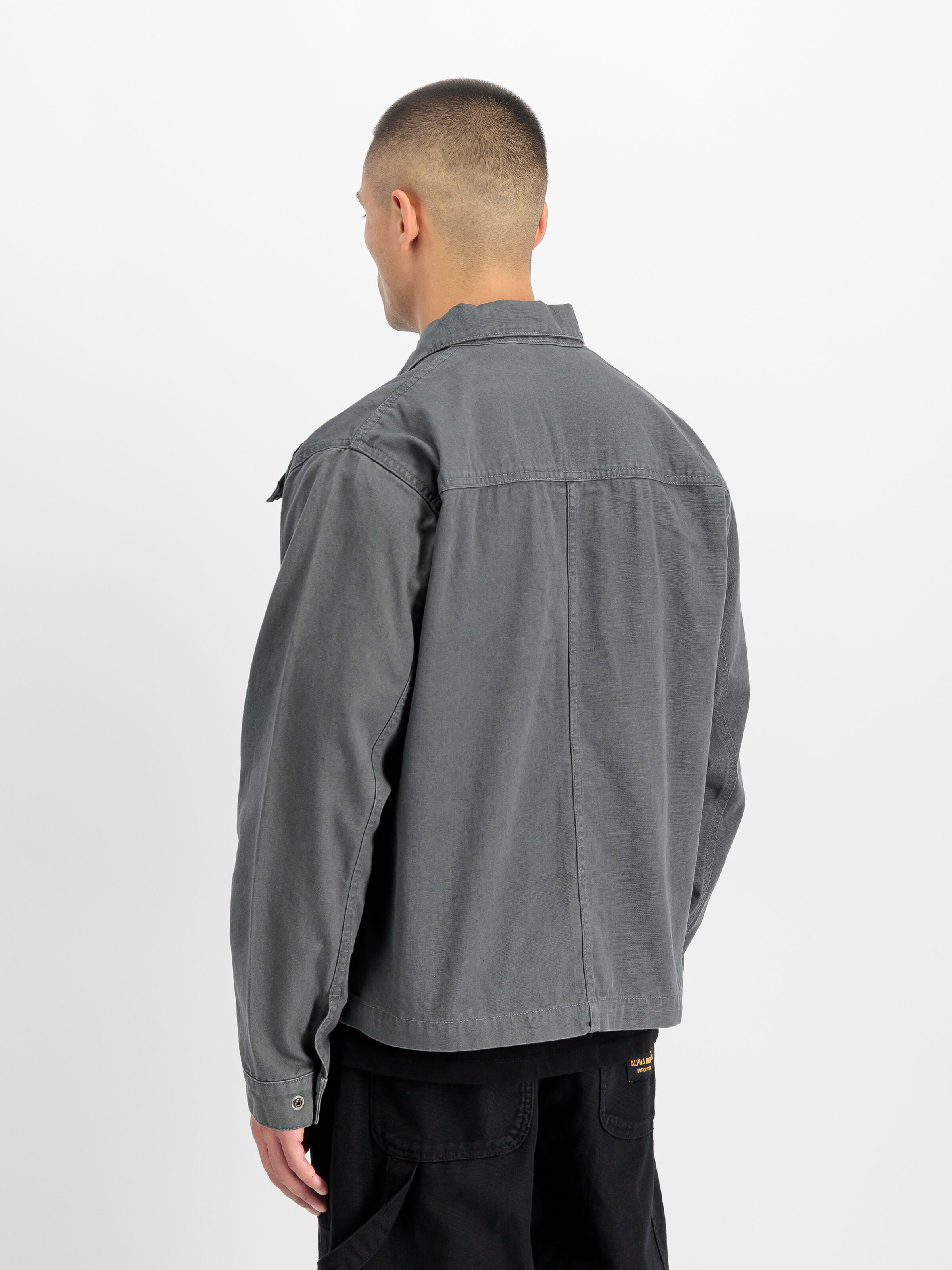 Chore Coat Overshirt vintage grey 266105_684_2_model_00003_213878