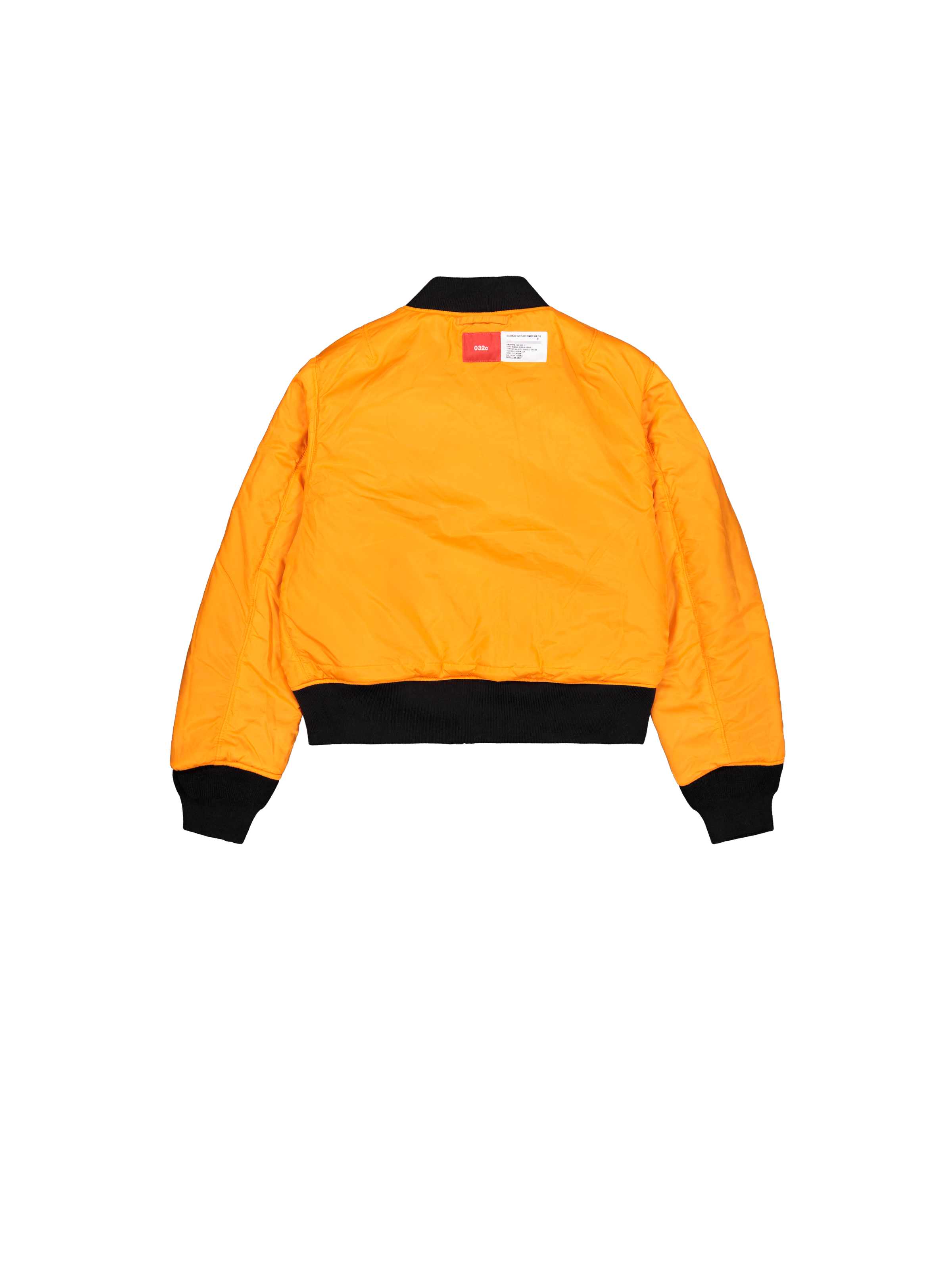 ALPHA X 032C Tight Cut Flight Bomber Jacket black 148012_03_1_flatlay_00004_117360