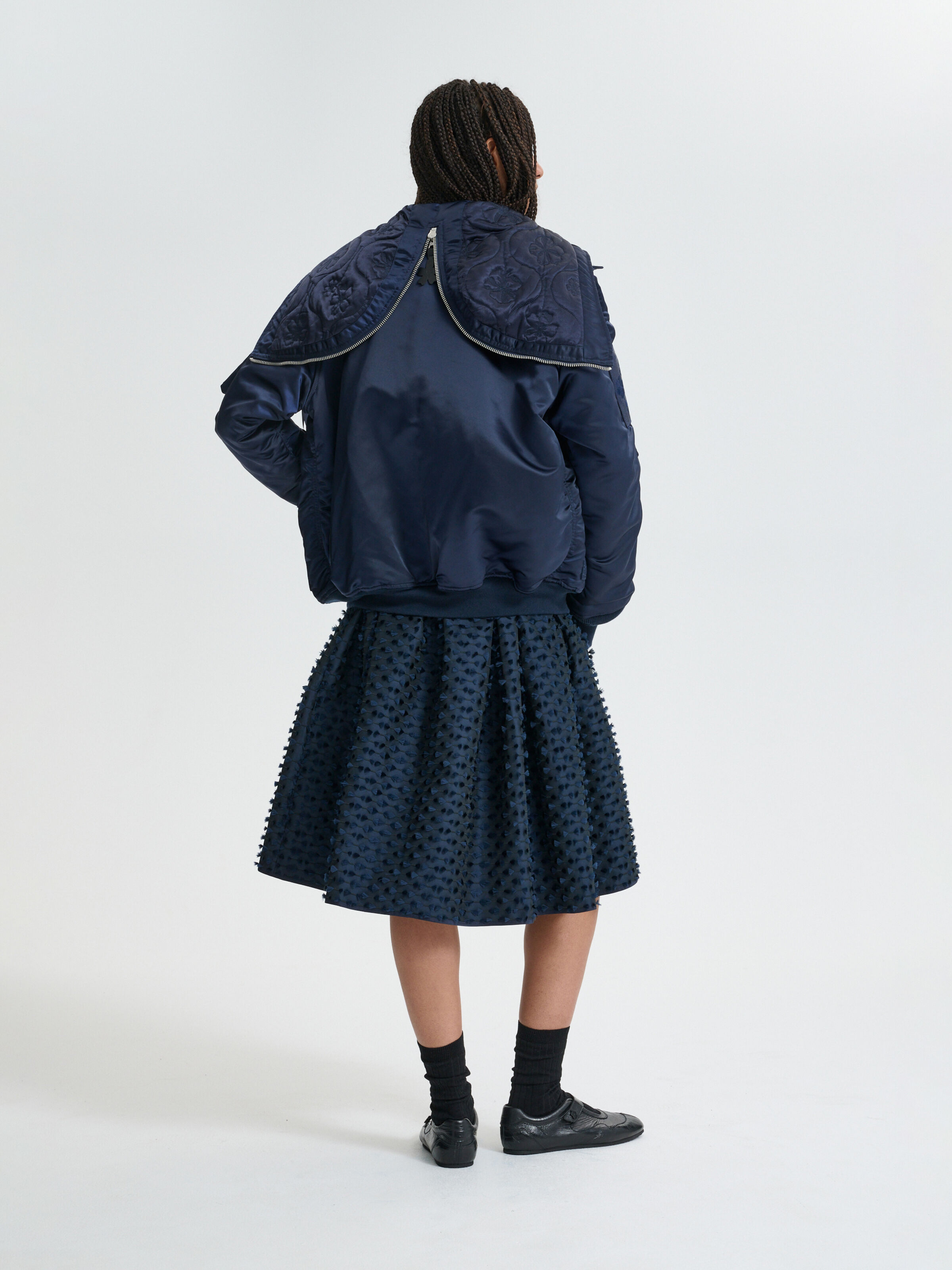 ALPHA x CECILIE BAHNSEN N-2B Patch CR Winter Jacket ultra navy 766021_697_2_model_00002_215762