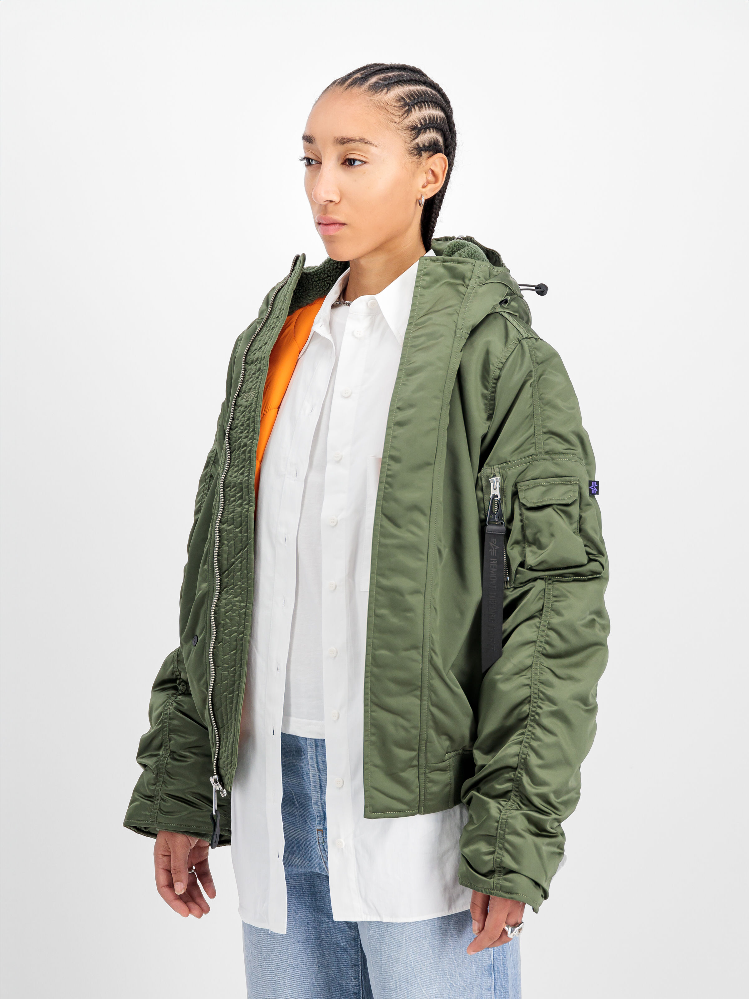 N-2B UV Winter Jacket sage-green 148133UV_01_2_model_00003_113696