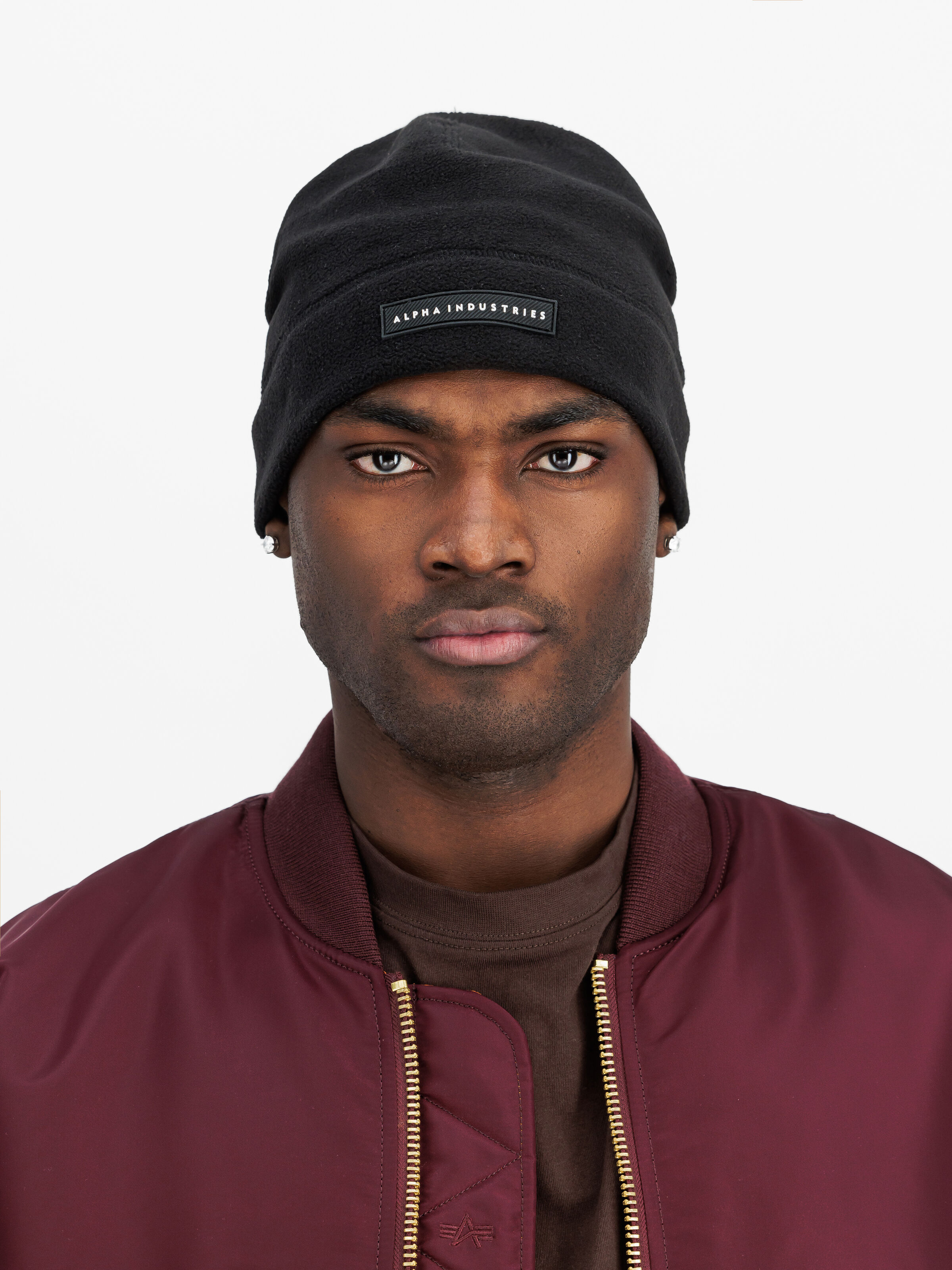 Polar Beanie Rubber Logo black 258900_03_2_model_00001_162192