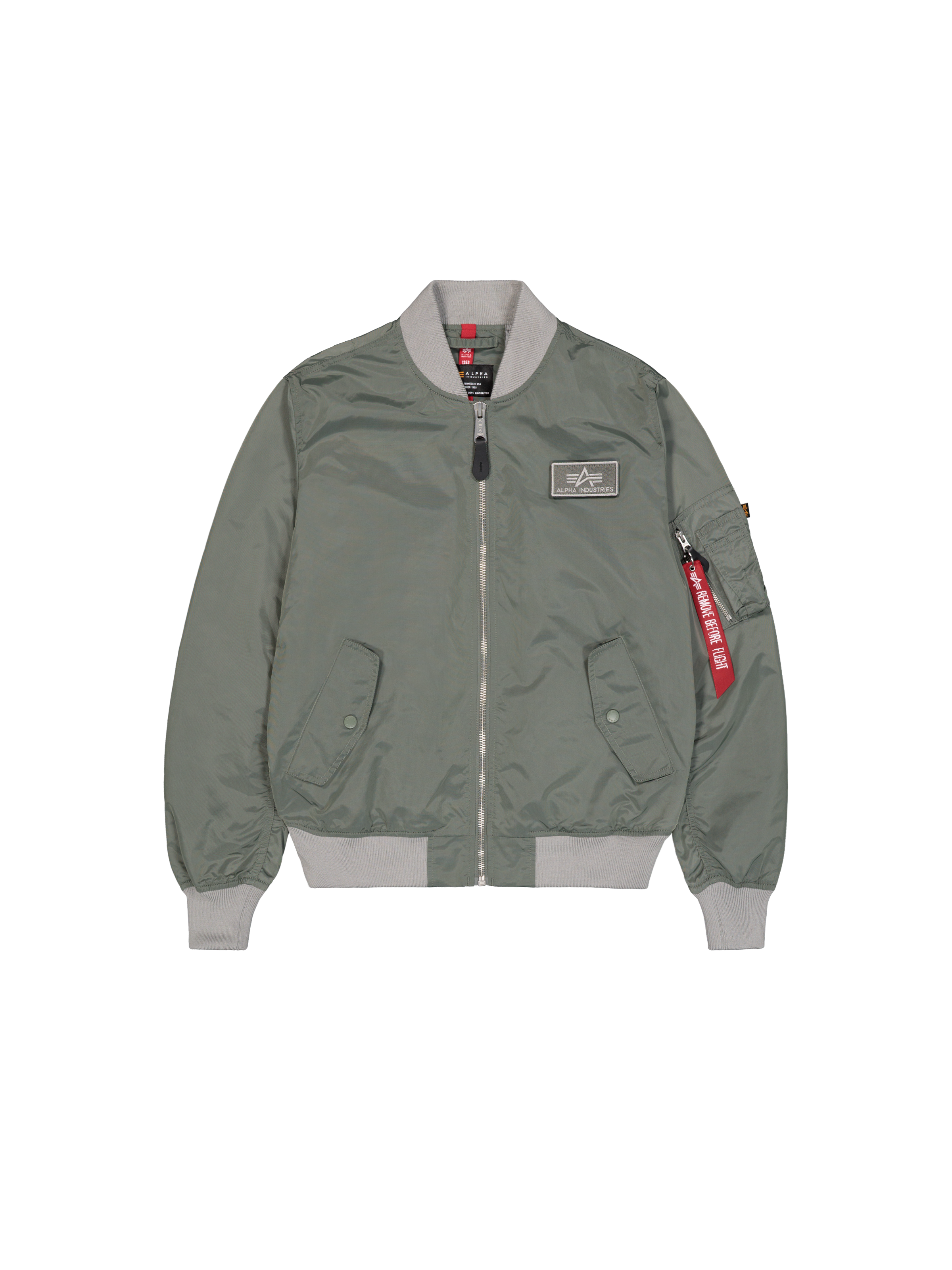 MA-1 TTC Two Tone Contrast Bomber Jacket vintage green/silver 126101_636_1_flatlay_00001_188564.png