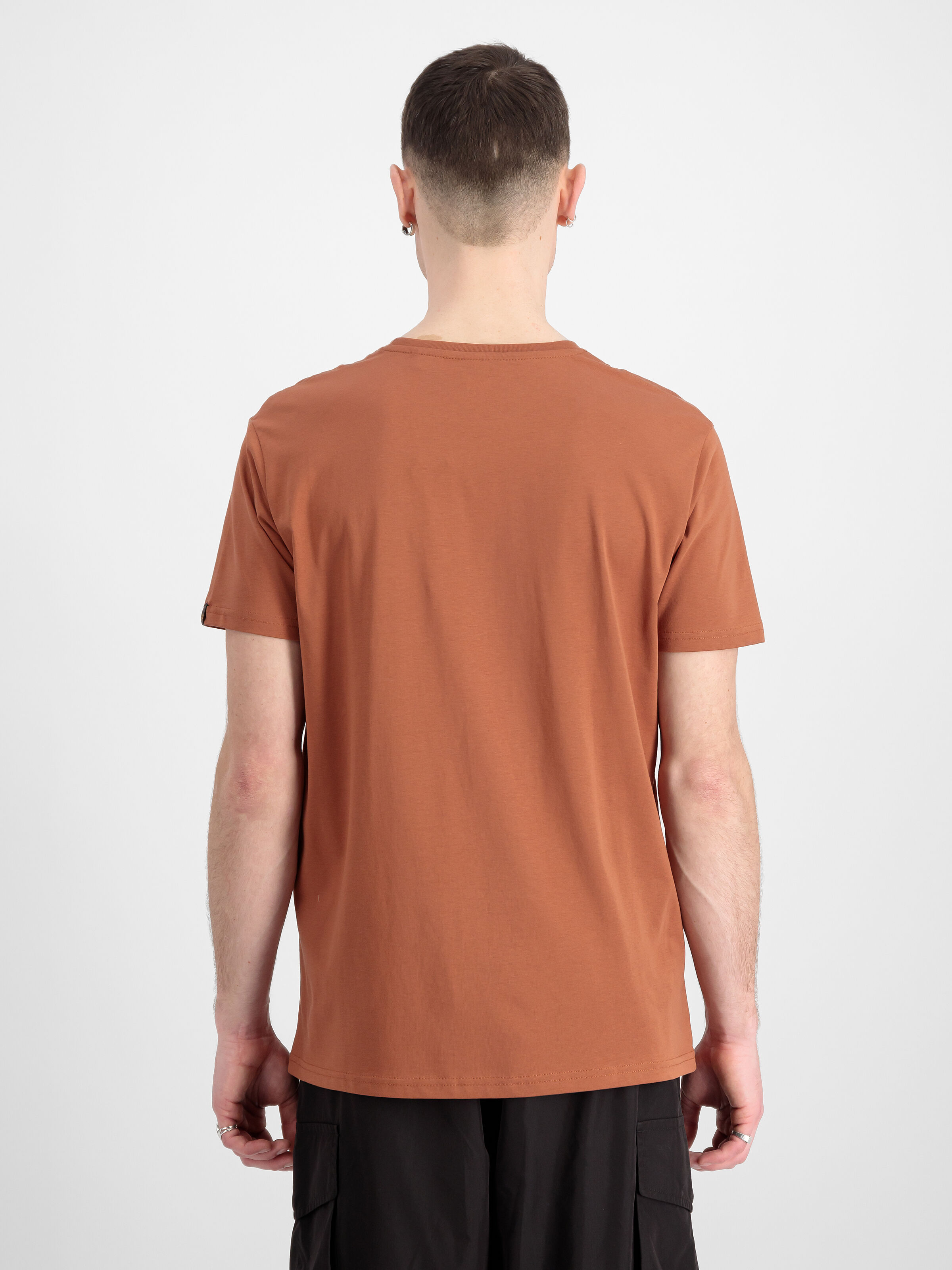 Basic Big Logo Rubber T-Shirt hazel brown 100501RB_709_00010_182354