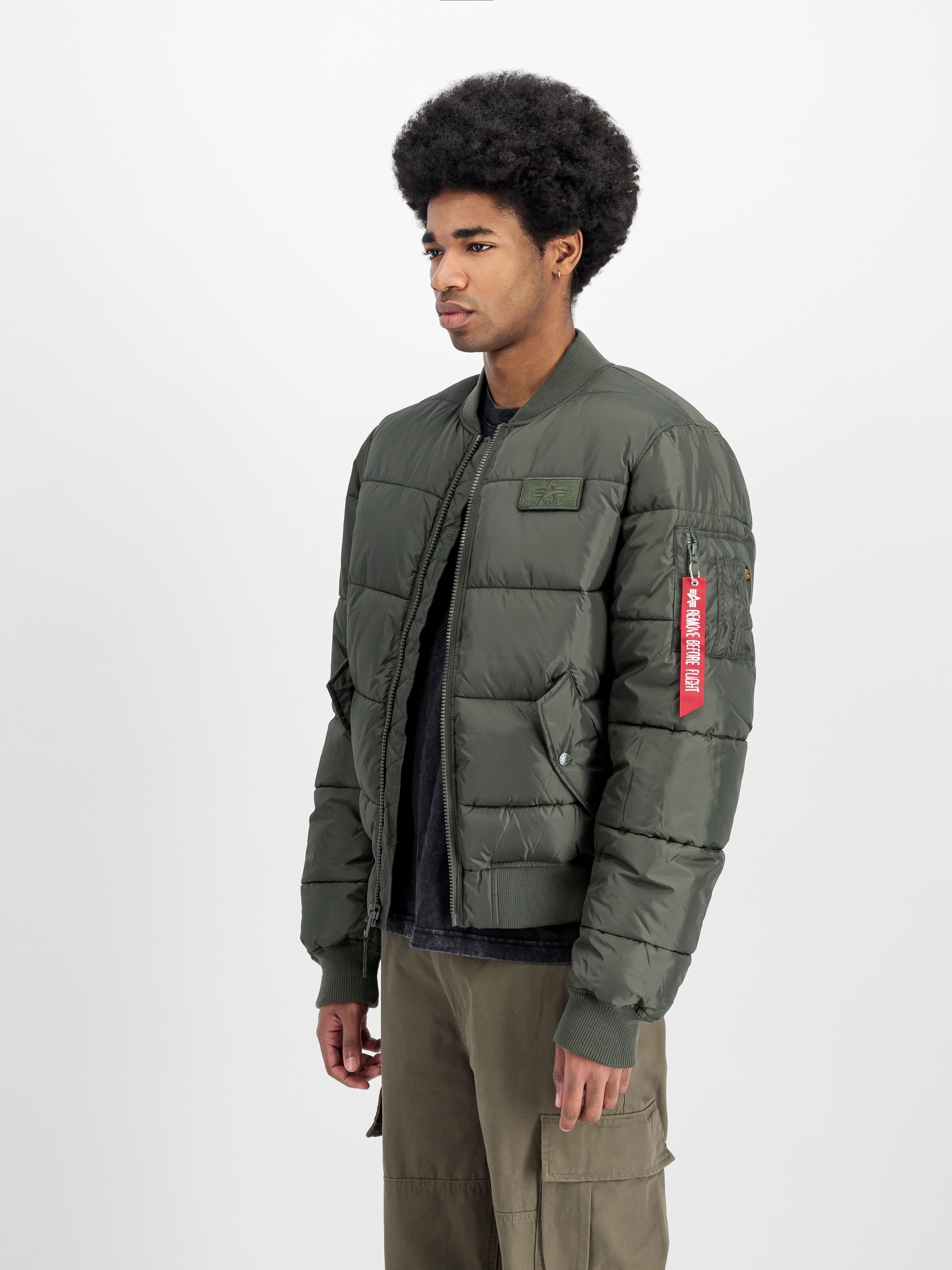 MA-1 Puffer Bomber Jacket dark olive 138116_142_2_model_00003_130987
