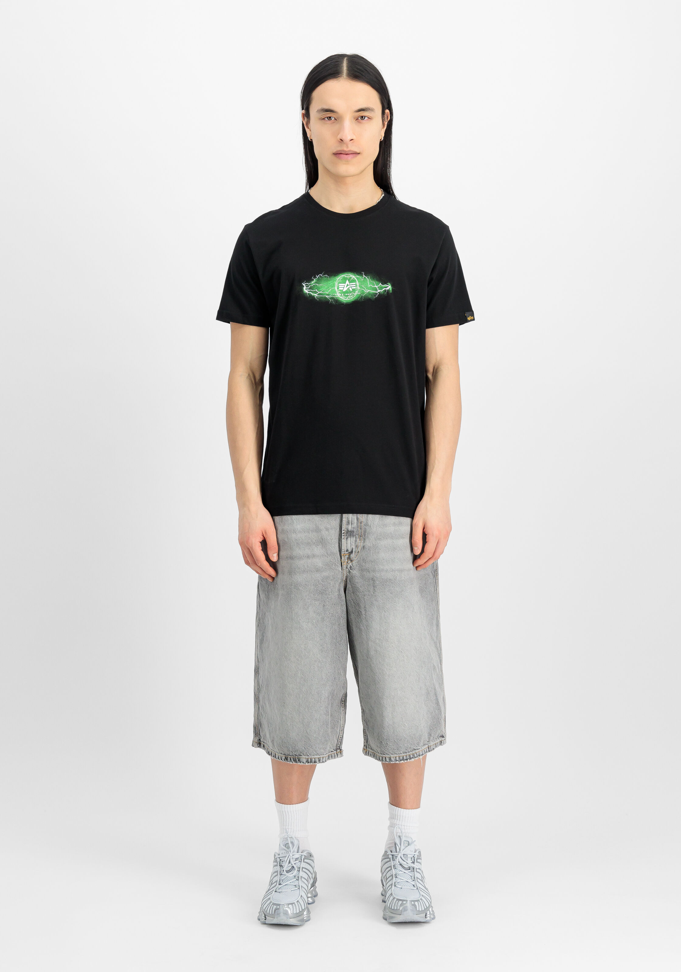 Lightning T-Shirt black/poisongreen 156562_208_2_model_00001_146609