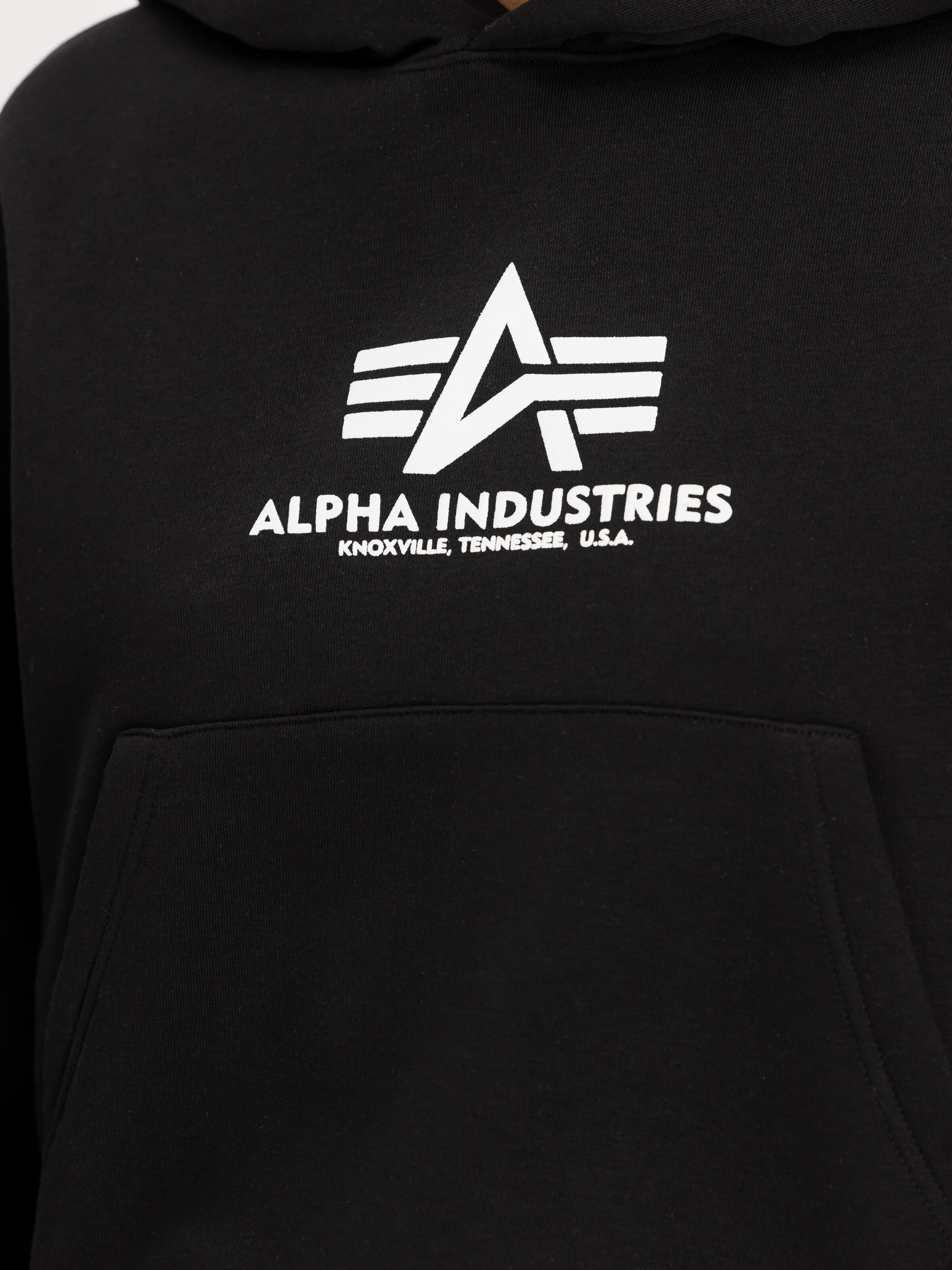 Basic Big Logo Puff Print Hoodie Women black 258040_03_3_detail_00001_165826