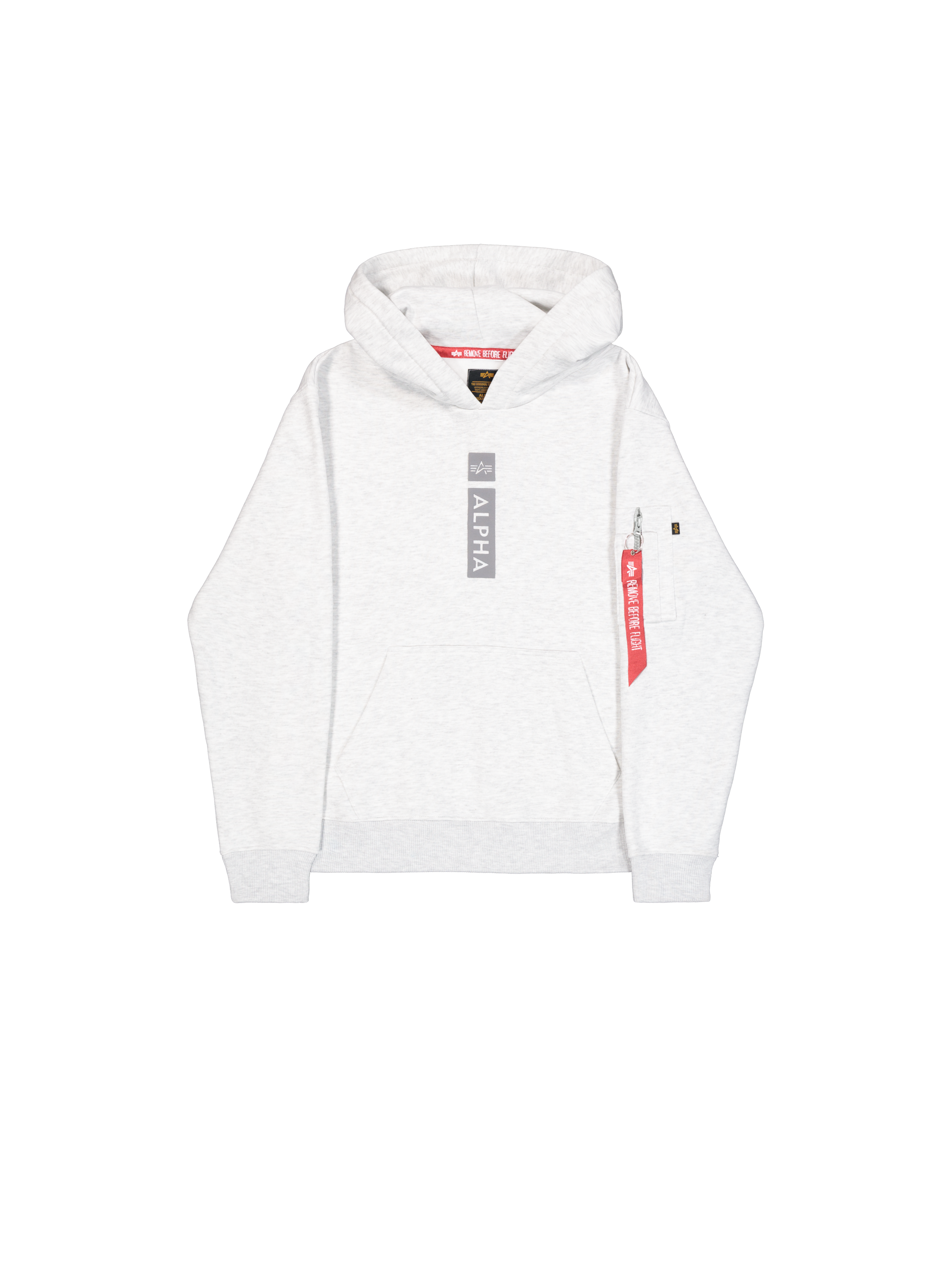 Alpha Puff Print Hoodie pastel grey melange 146338_752_1_flatlay_00001_160634.png