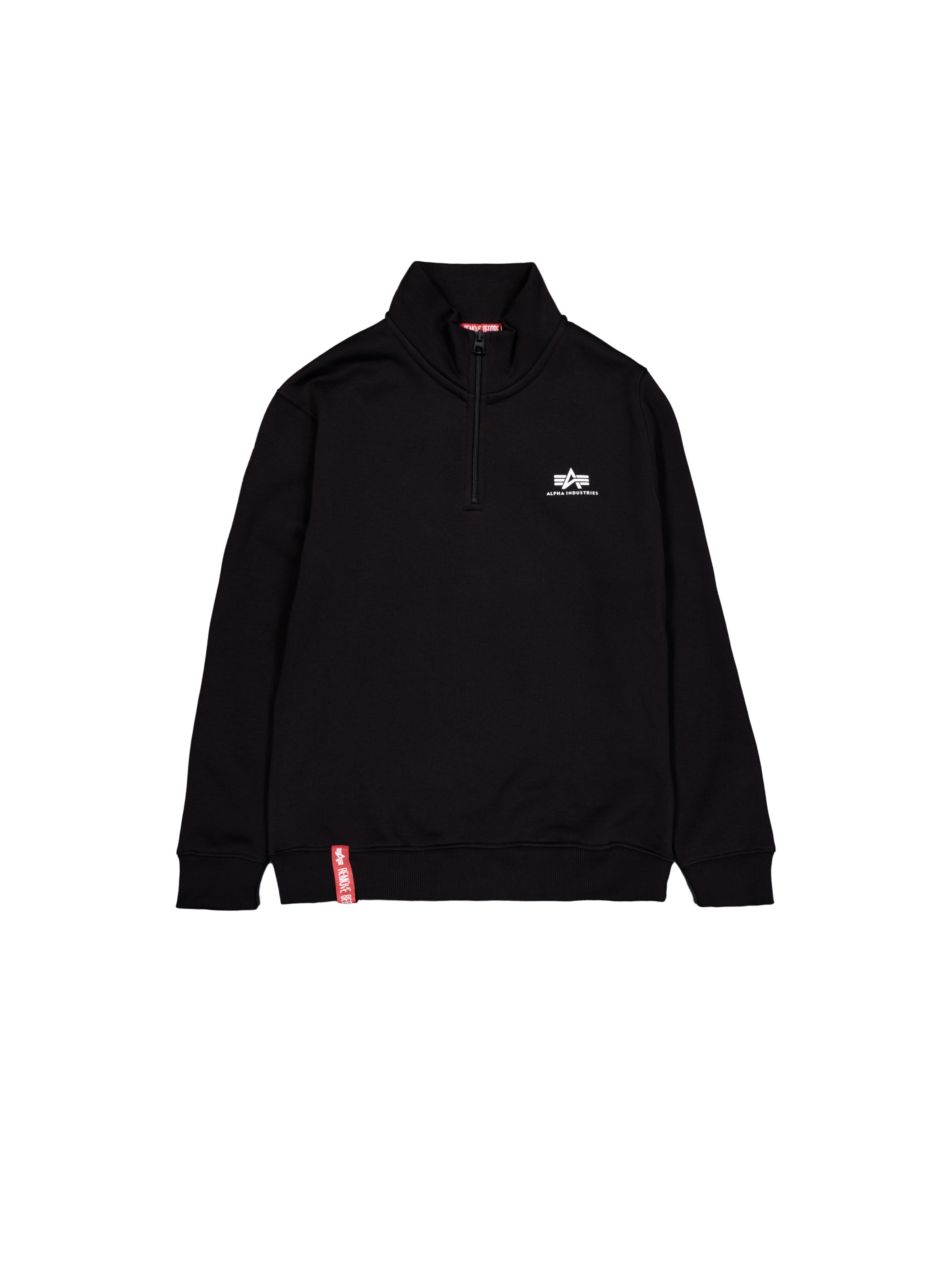 Half Zip Small Logo Sweatshirt black Half Zip Small Logo Sweatshirt
