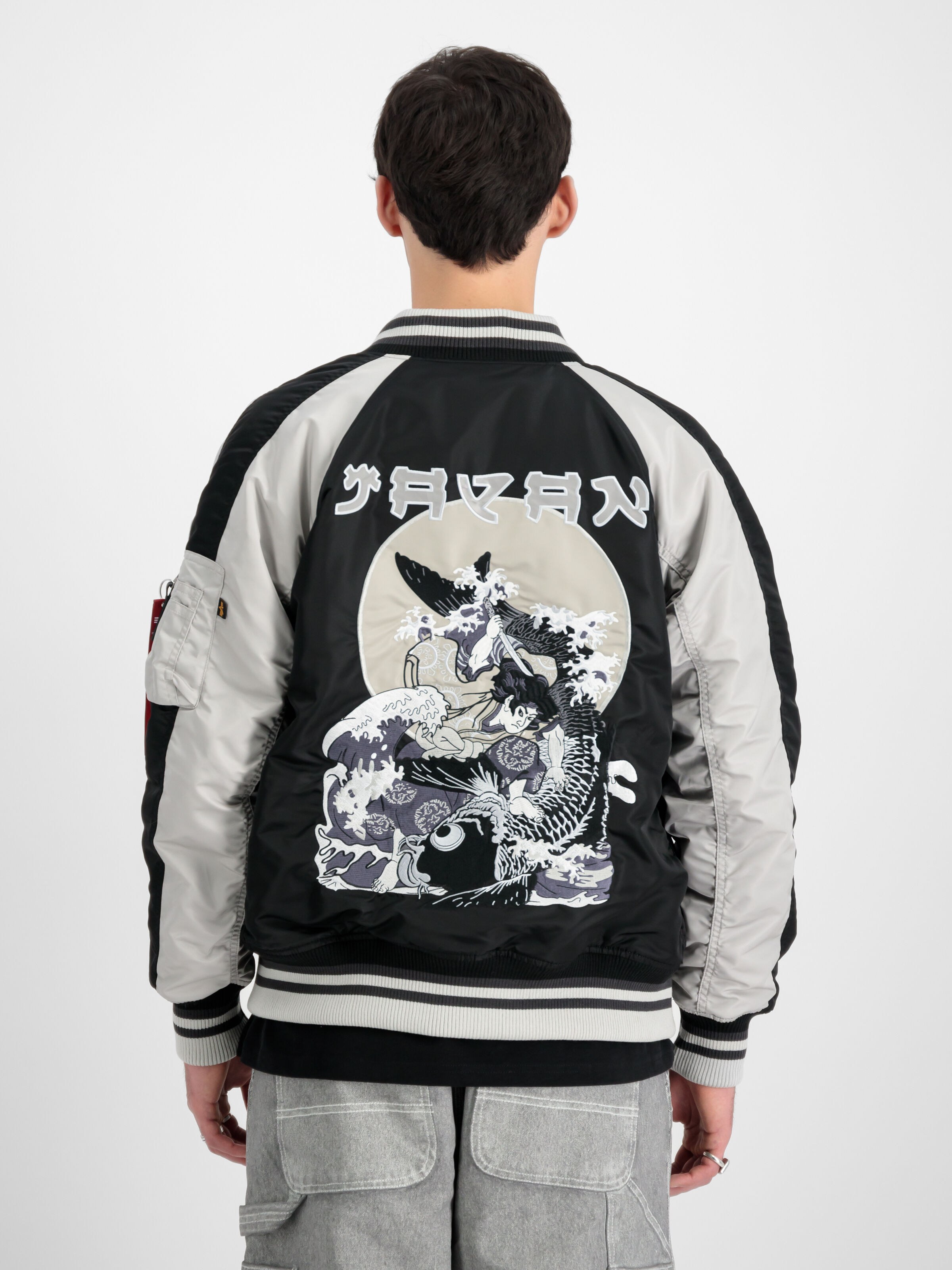 Japan Warrior Souvenir Jacket black 146101_03_00010_182460