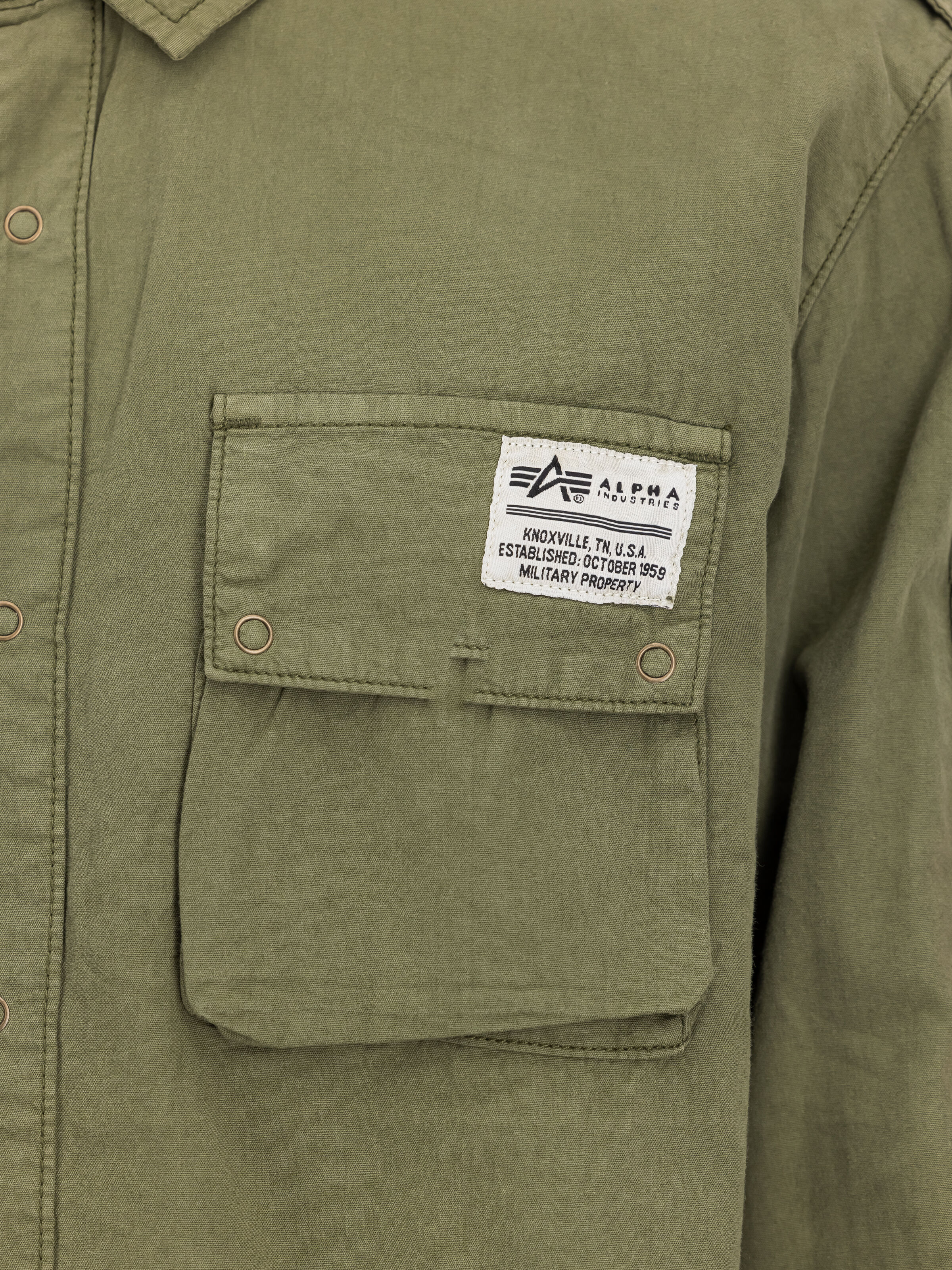 Urban Military Shirt dark olive 138420_142_3_detail_00001_122433