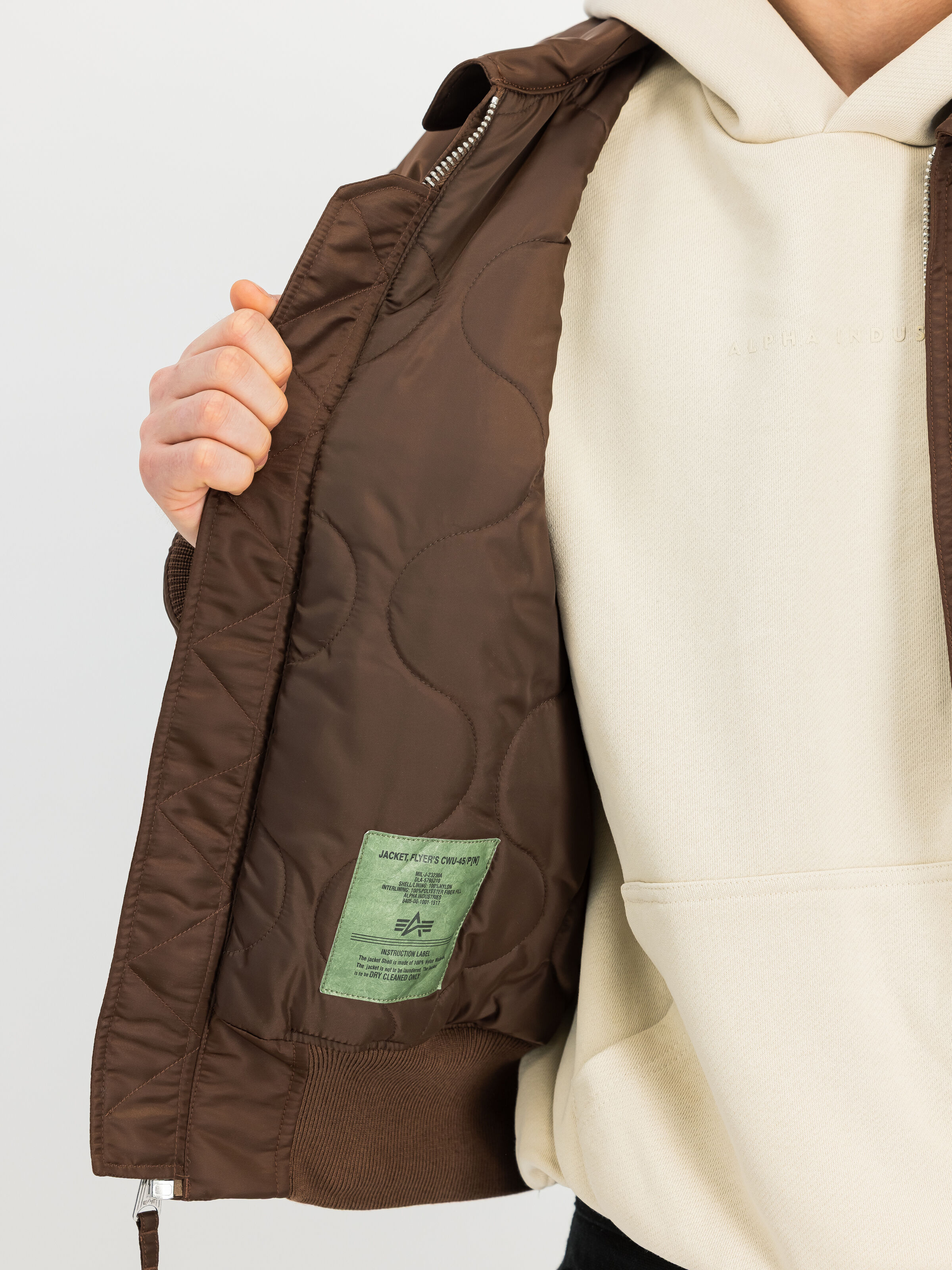 CWU-45 Heritage Bomber Jacket powder brown 100102_204_3_detail_00001_233334