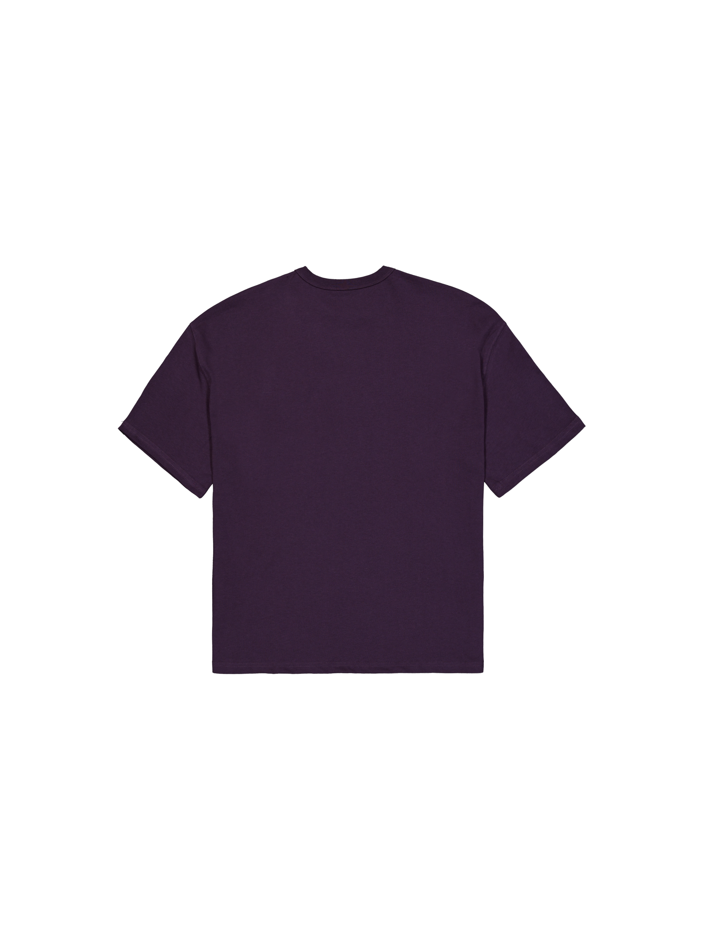 Alpha Essentials Rubber Logo T-Shirt Women Plum 146061_719_1_flatlay_00002_98384
