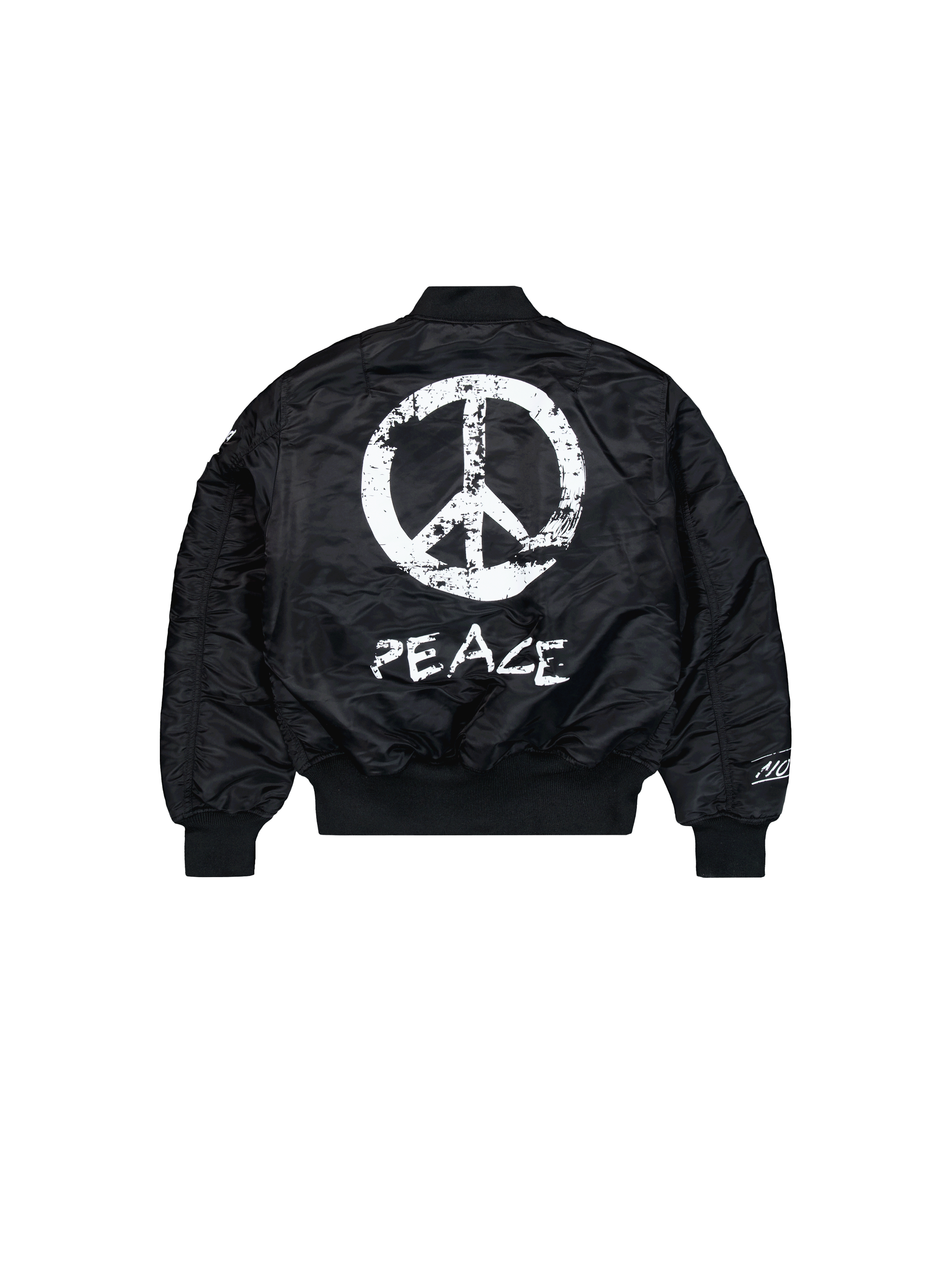 MA-1 Peace Bomber Jacket black 156136_03_1_flatlay_00002_144302