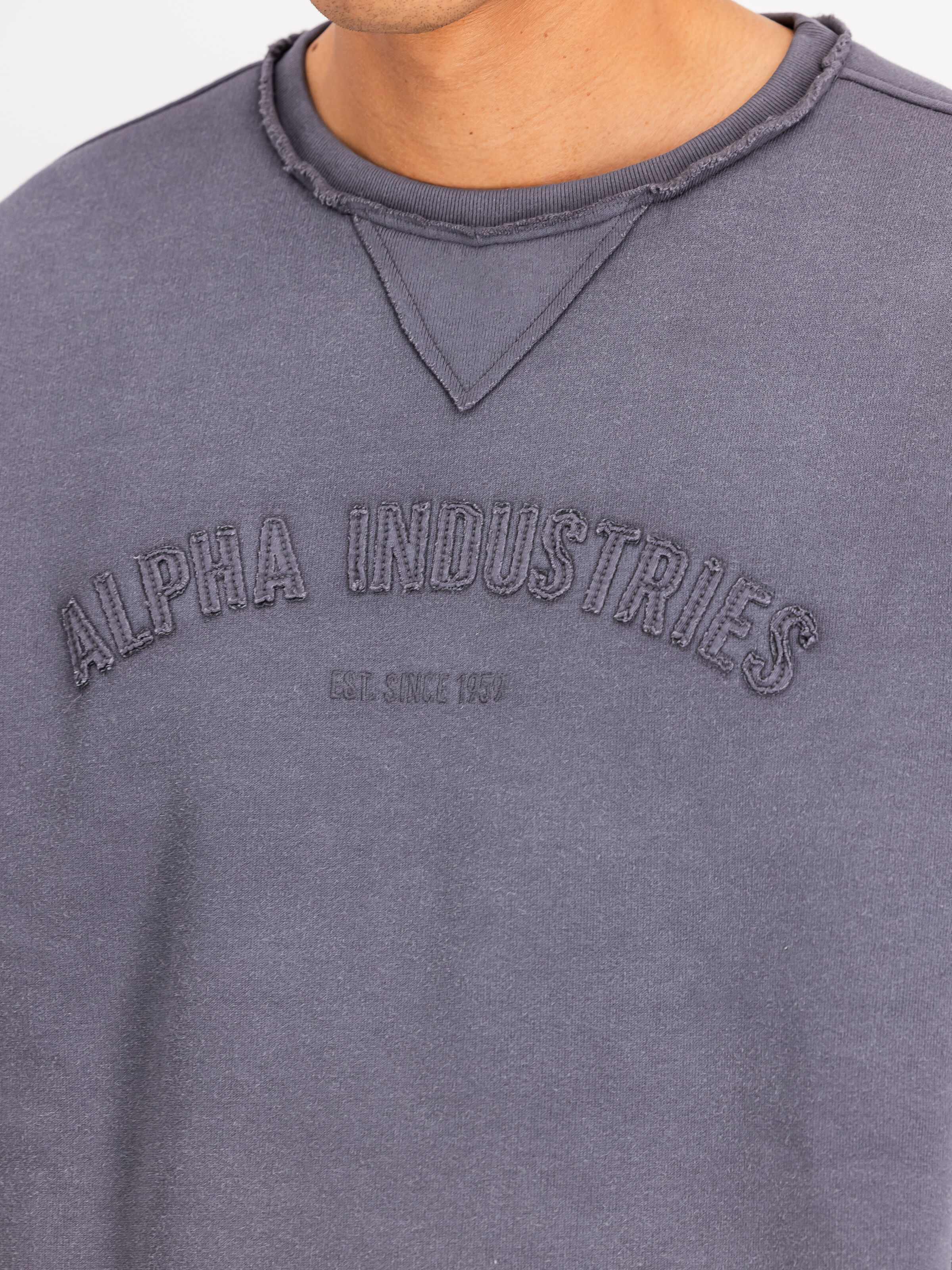 Open Edge Sweatshirt vintage grey 148305_684_3_detail_00001_108605