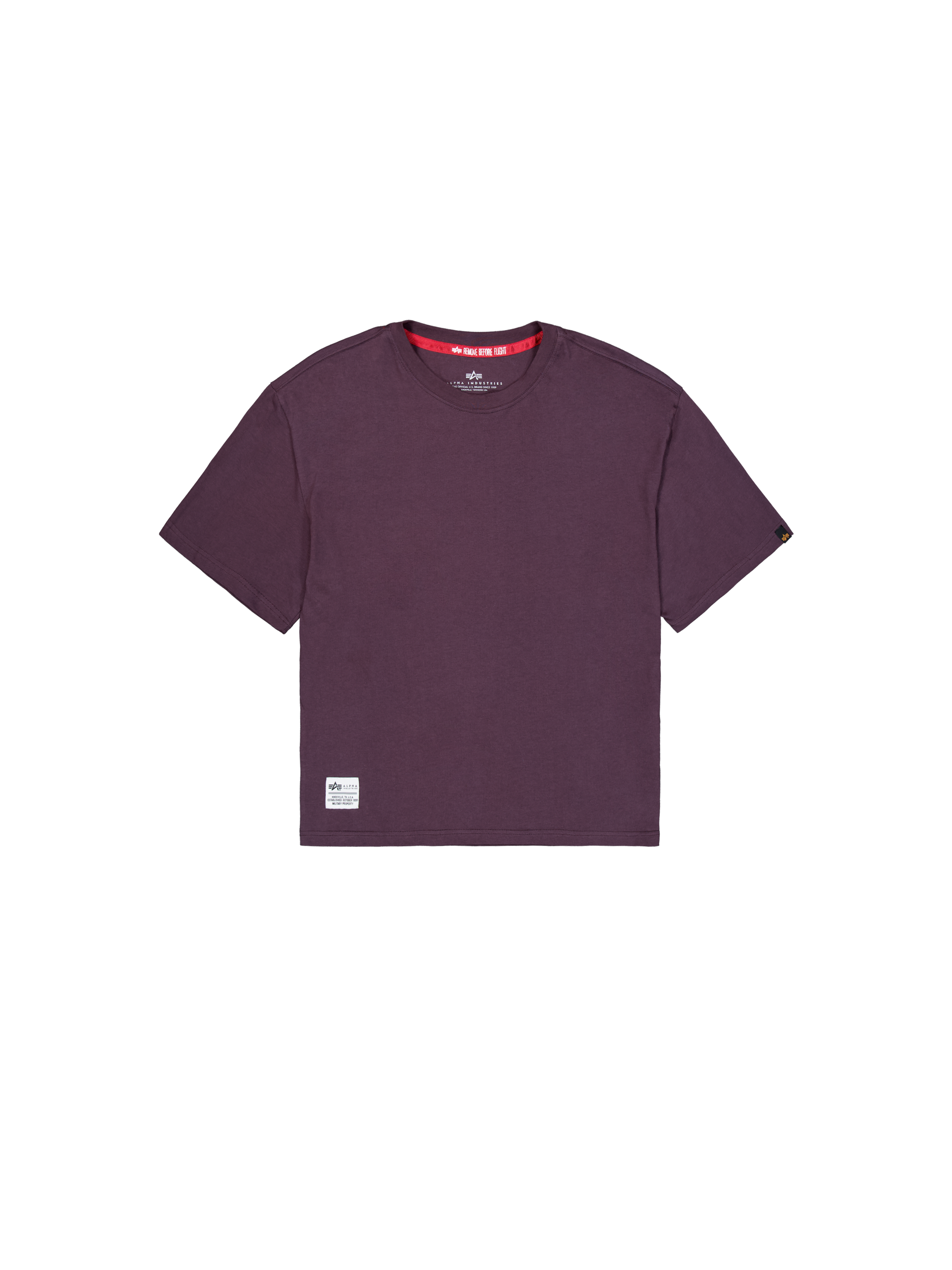 Logo Back Print T-Shirt Plum 146507_719_1_flatlay_00001_99588.png