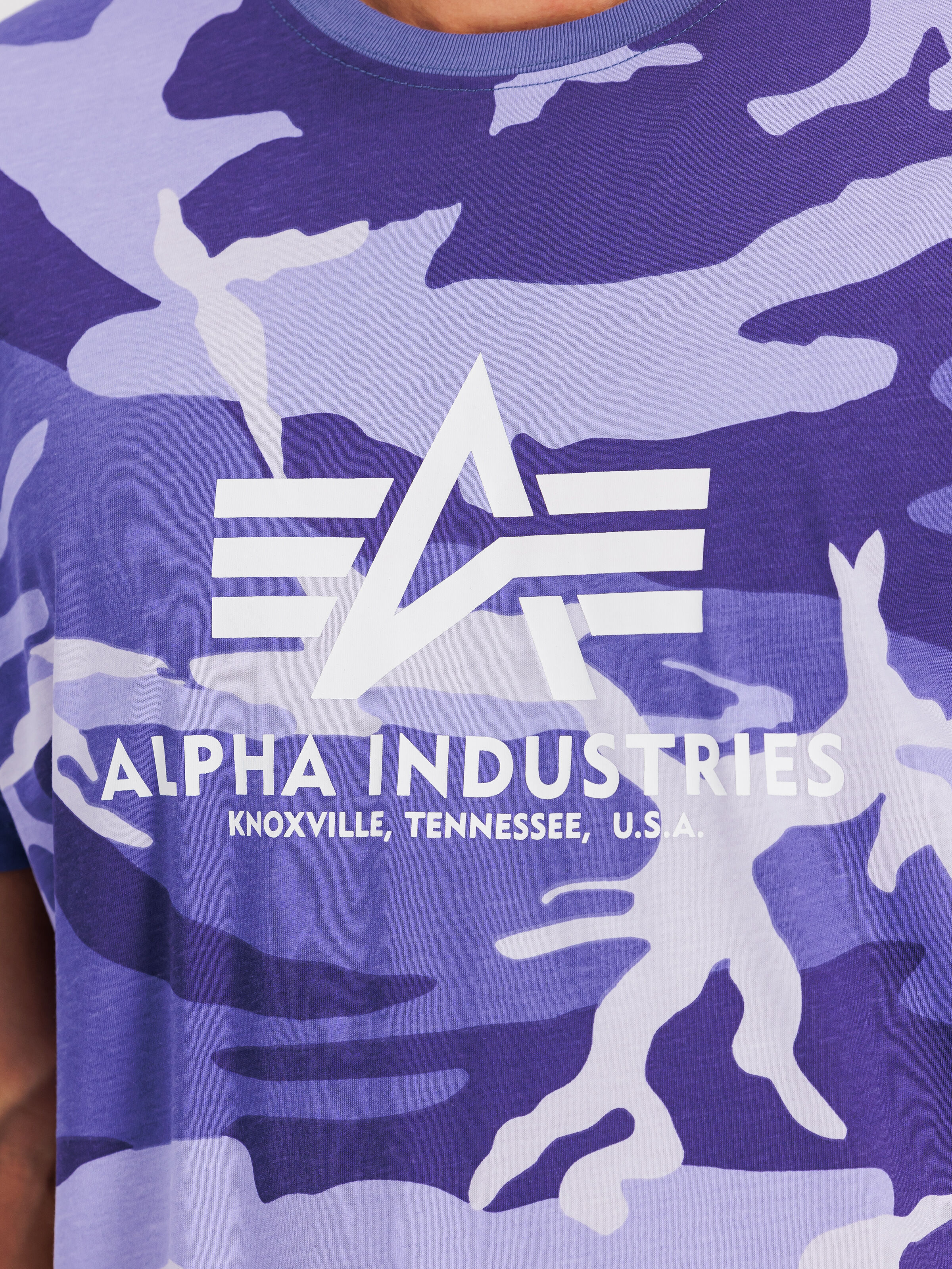 Basic Big Logo Camo T-Shirt night purple camo 100501C_738_3_detail_00001_117859