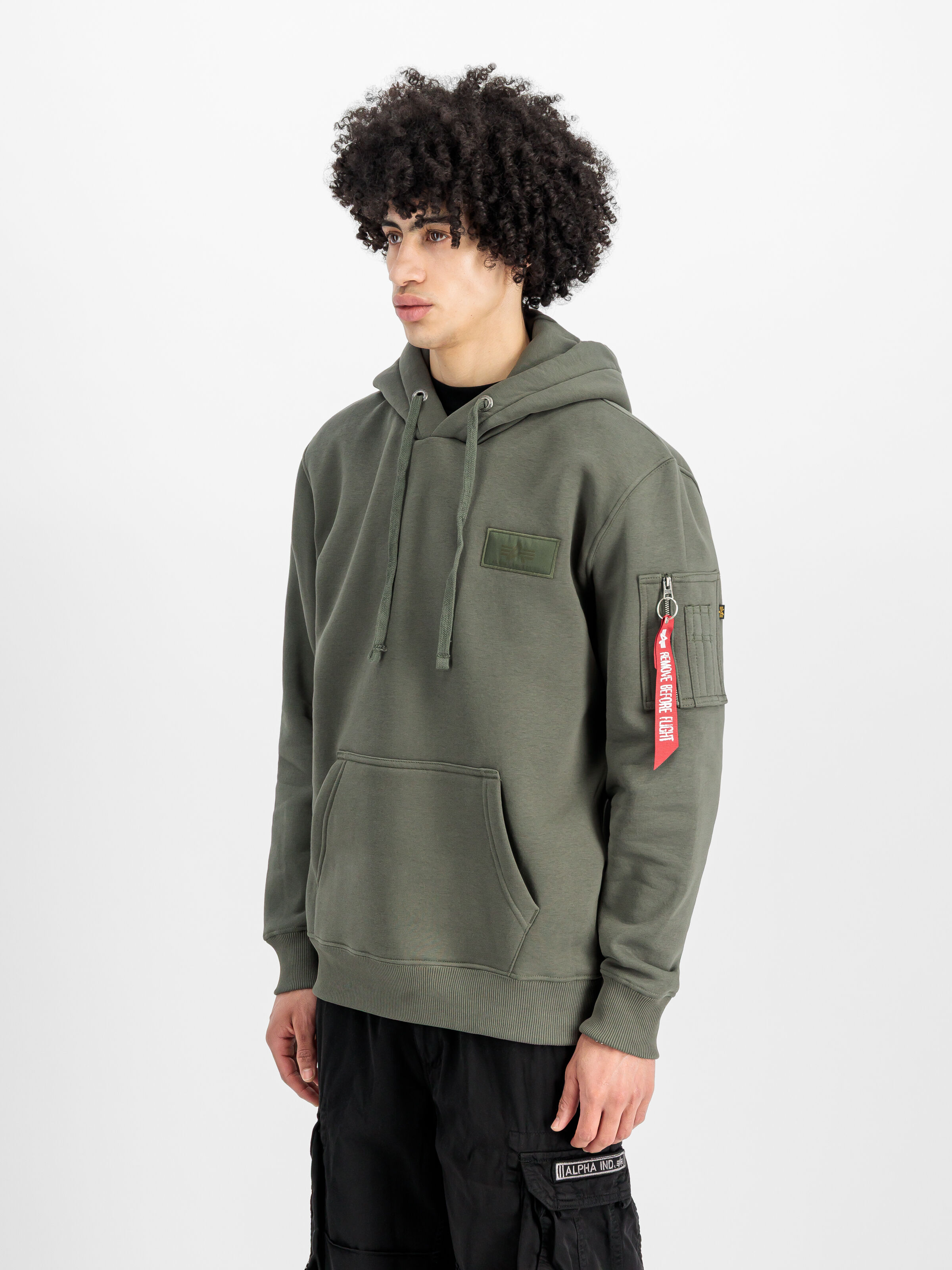 Backprint Hoodie dark olive 178318_142_2_model_00002_155825