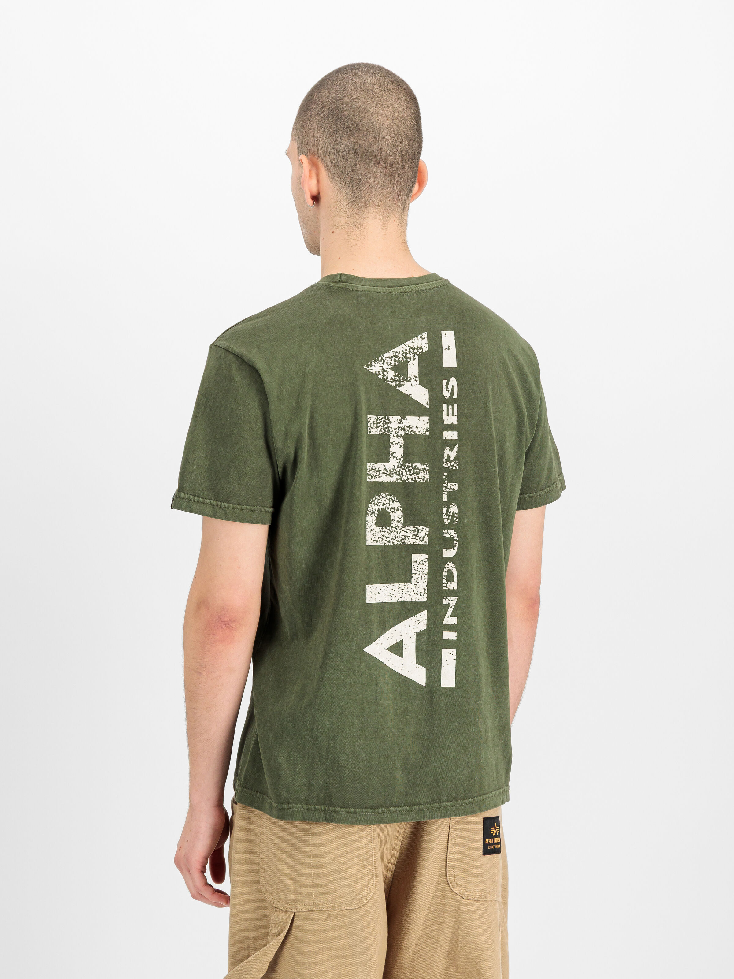 Vintage Backprint T-Shirt dark olive 258508_142_2_model_00003_247308