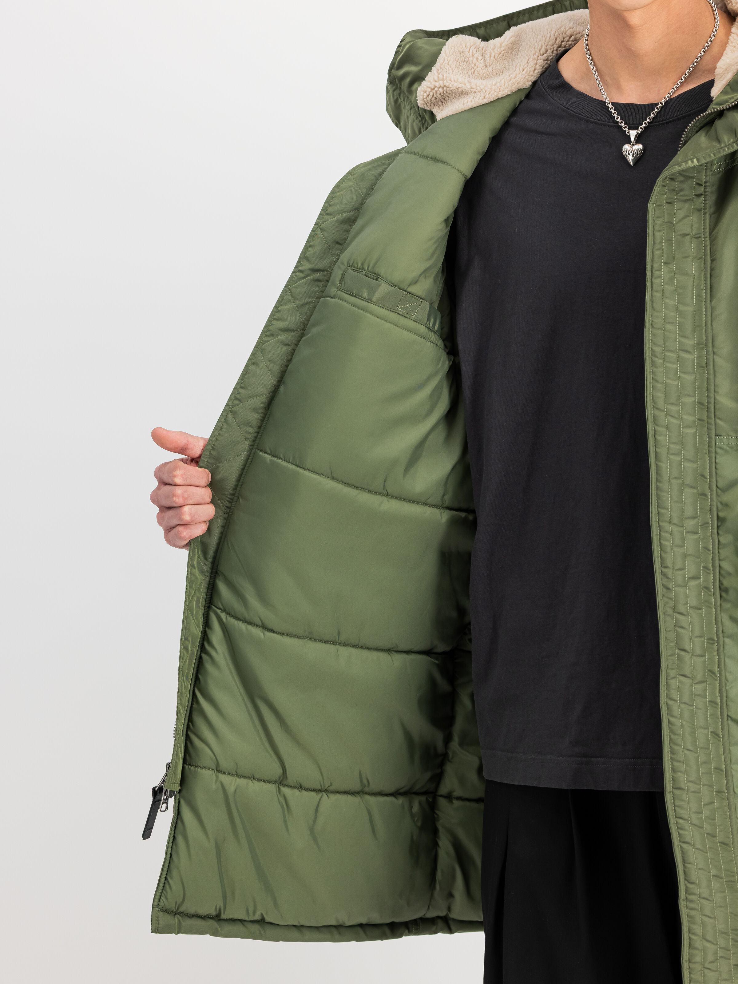 Studio Field Parka Winter Jacket sage-green 258119_01_3_detail_00001_173282
