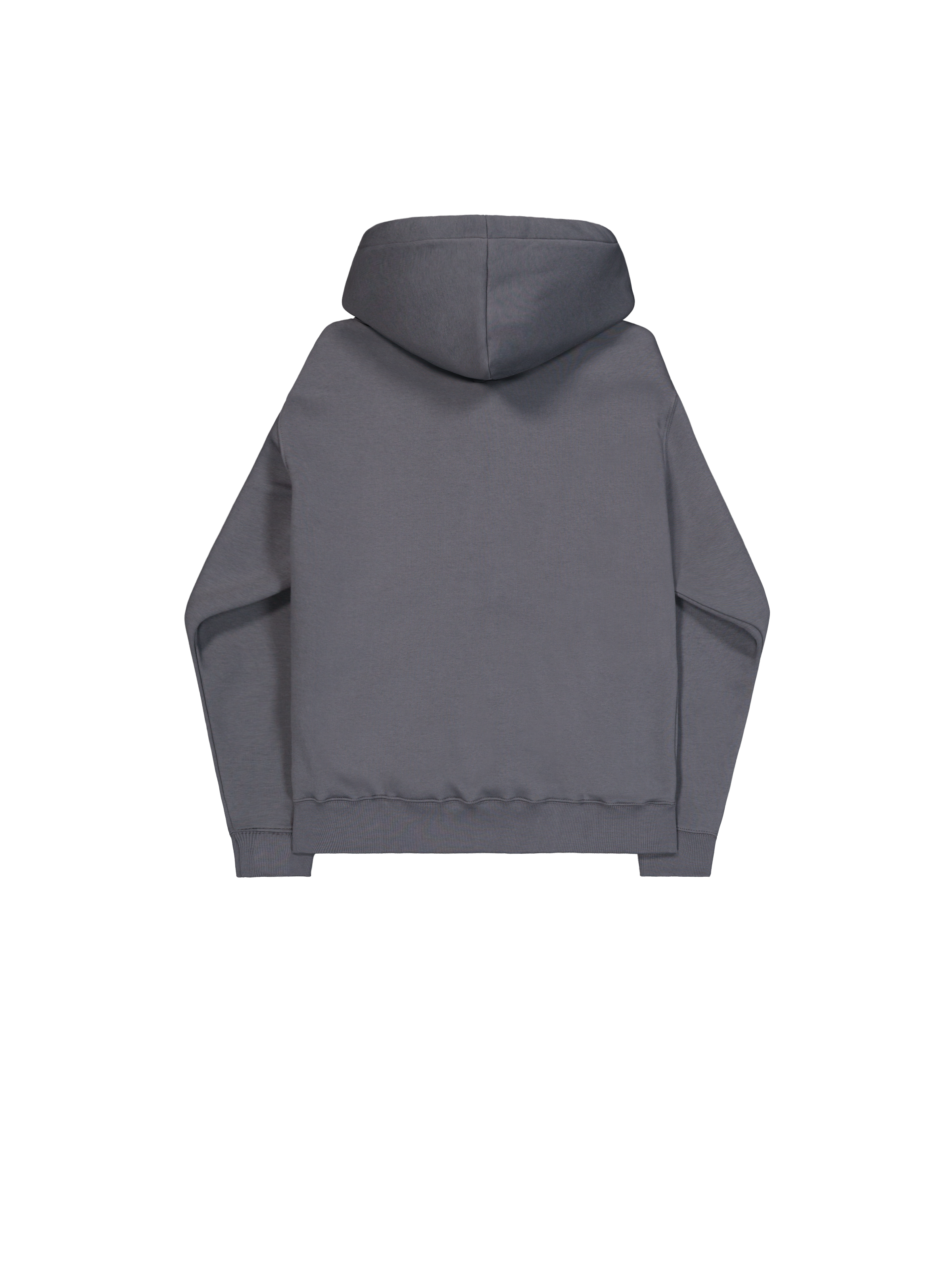 Basic Big Logo Zip Hoodie greyblack 178325_136_1_flatlay_00002_186694