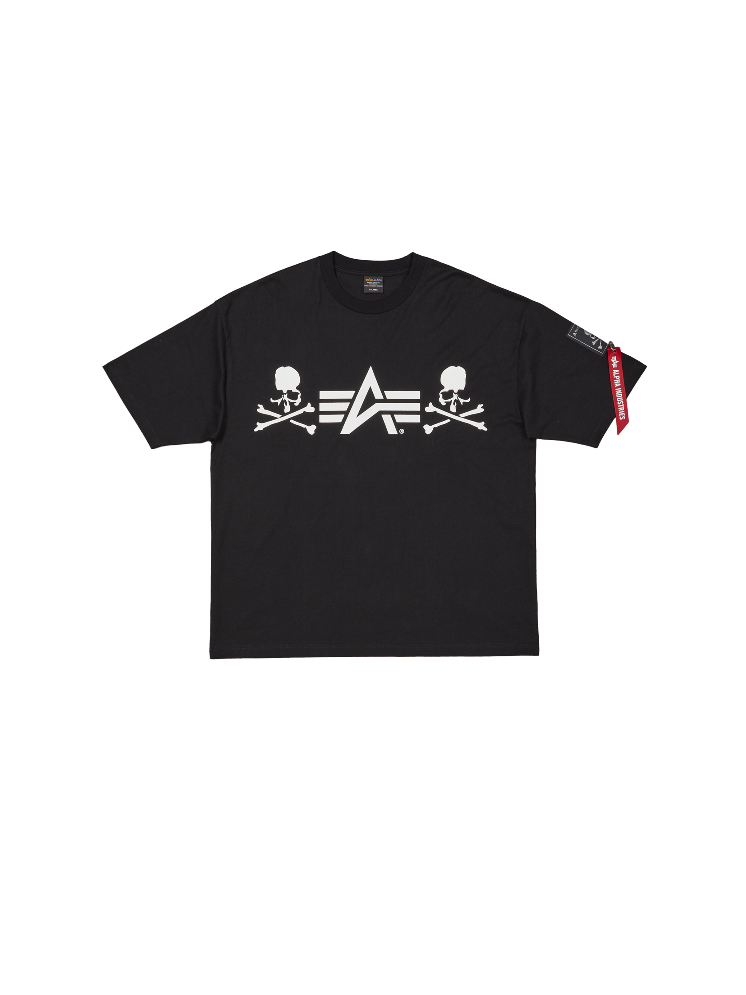 ALPHA x MASTERMIND Graphic Logo T-Shirt black 258021_03_1_flatlay_00001_200170.png