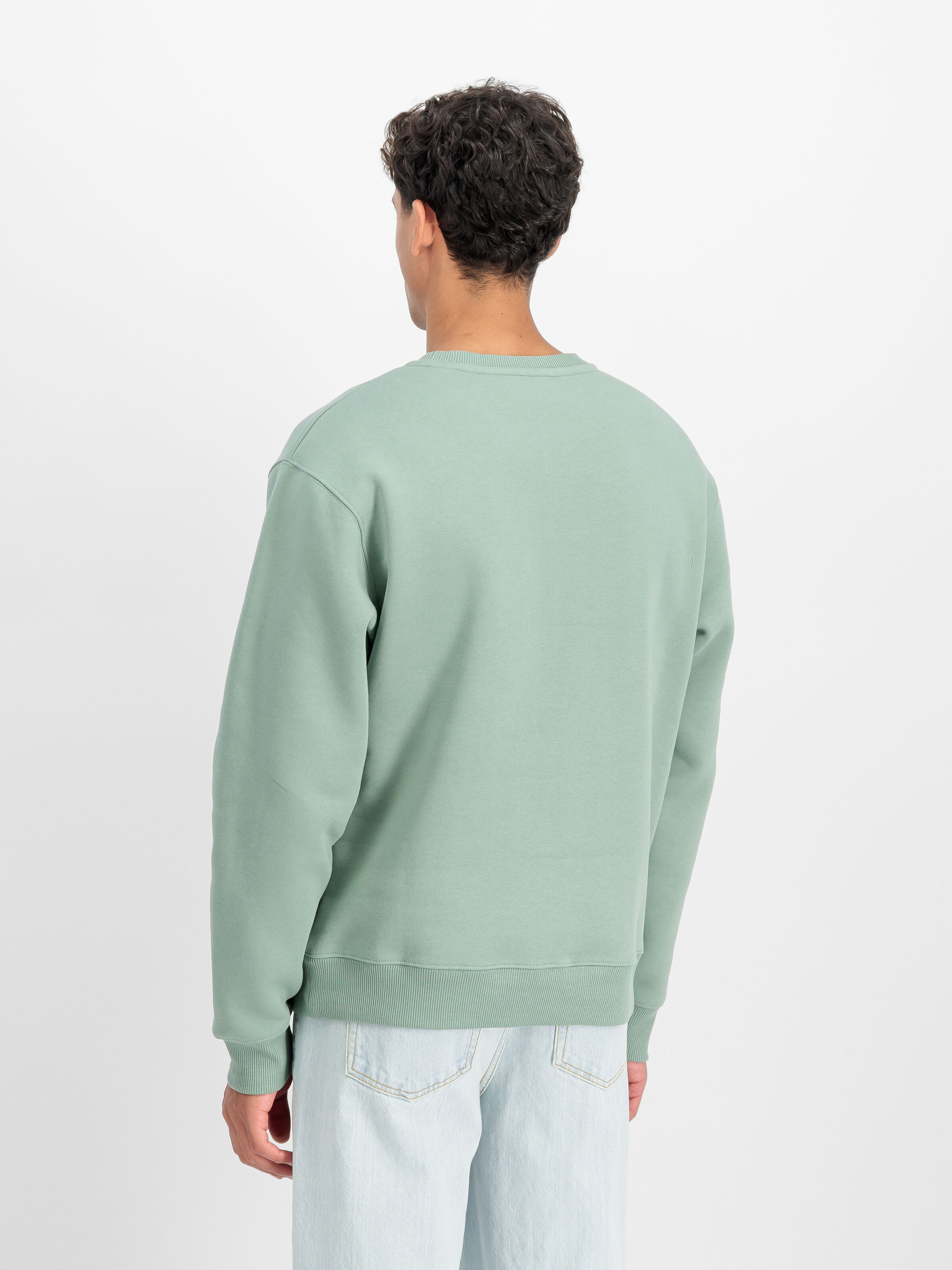 Foam Mid Logo Sweatshirt frost green 266305_30_2_model_00003_196109