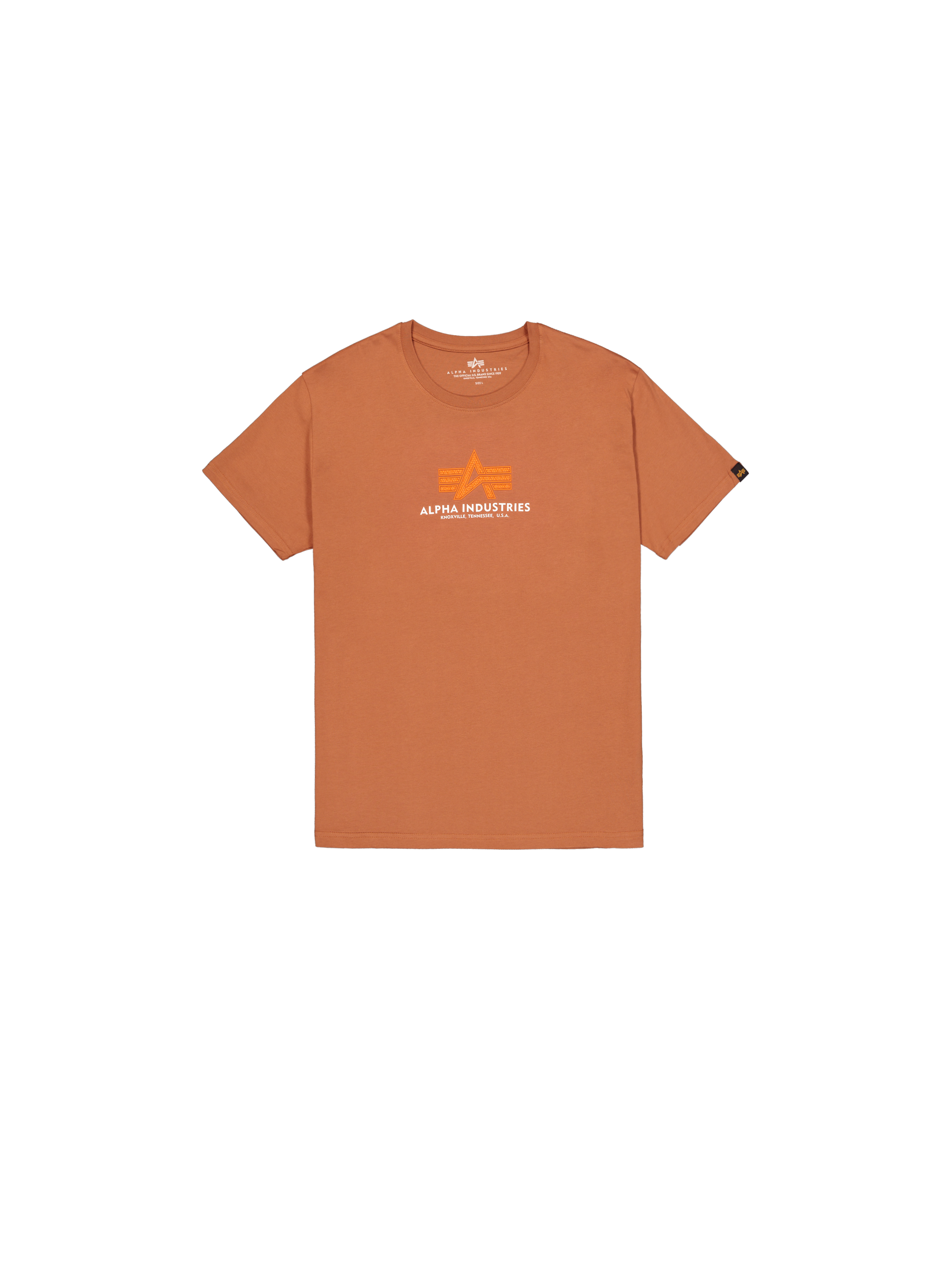 Basic Big Logo Rubber T-Shirt hazel brown 100501RB_709_1_flatlay_00001_223249.png