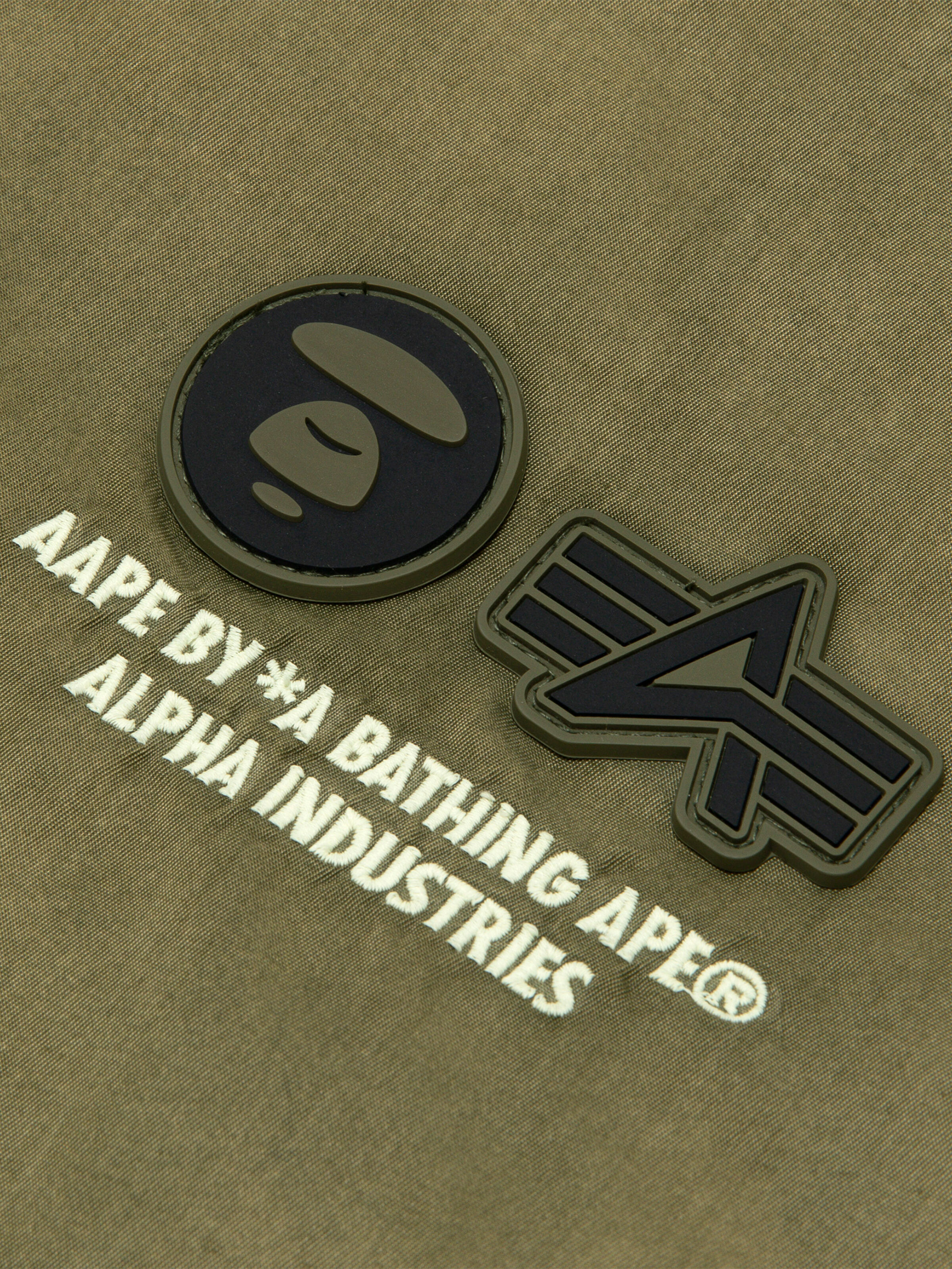ALPHA X AAPE REVERSIBLE PADDED MA-1 QUILTED organic khaki 148171_706_3_detail_00001_150792