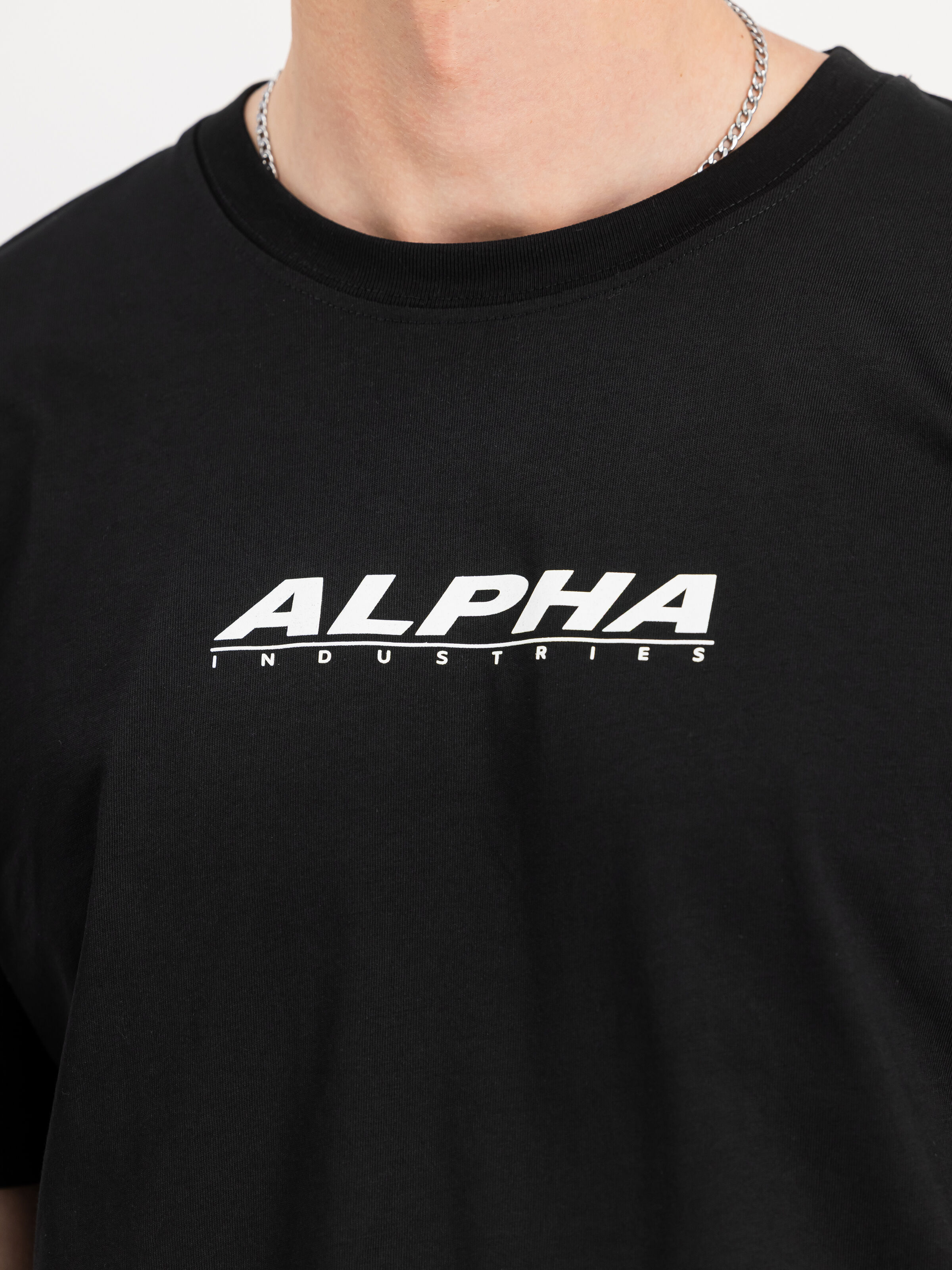 Alpha Backprint Puff T-Shirt black 258526_03_3_detail_00001_173909