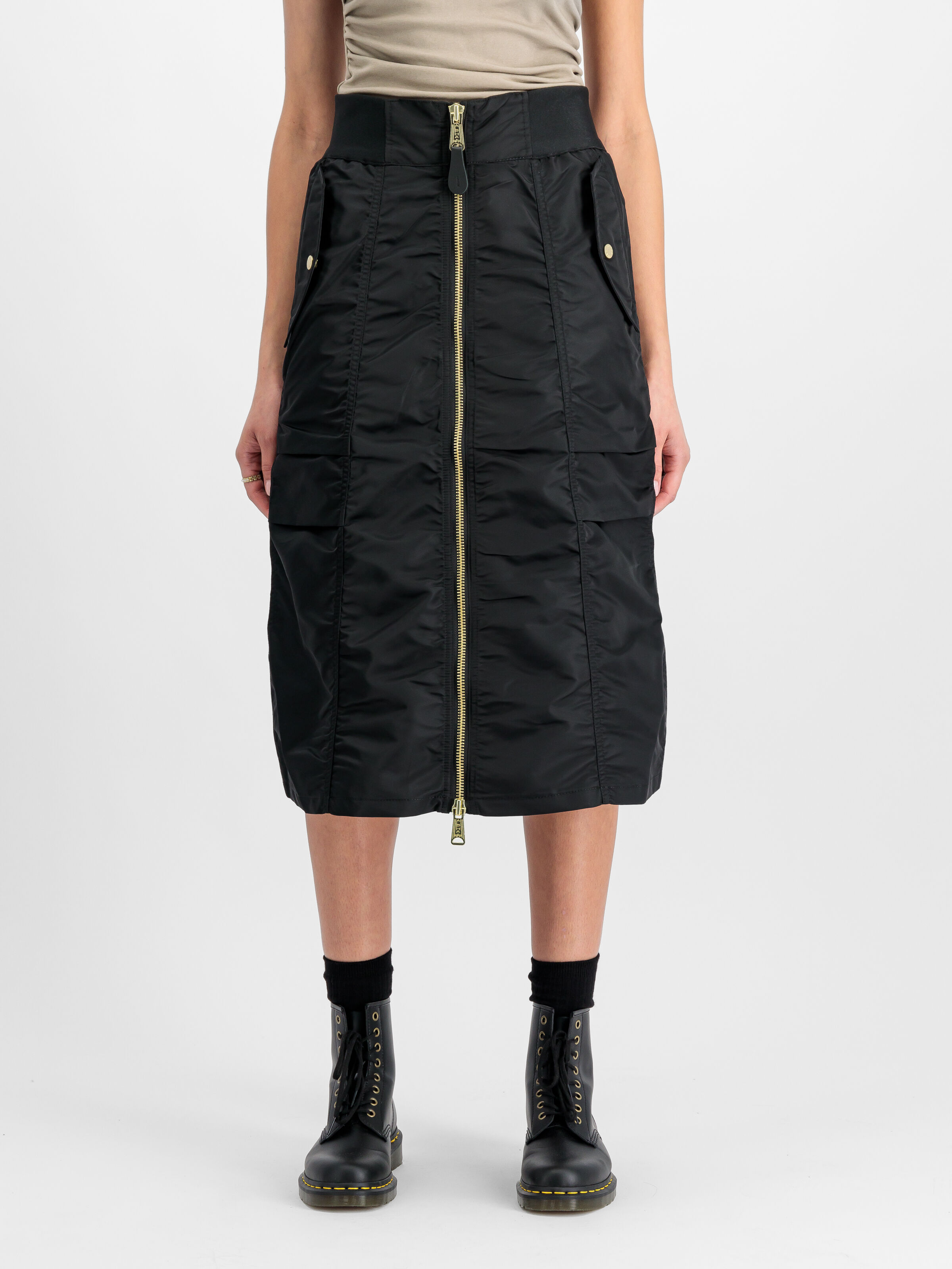 MA-1 Midi Skirt Women black 148067_03_2_model_00003_103713