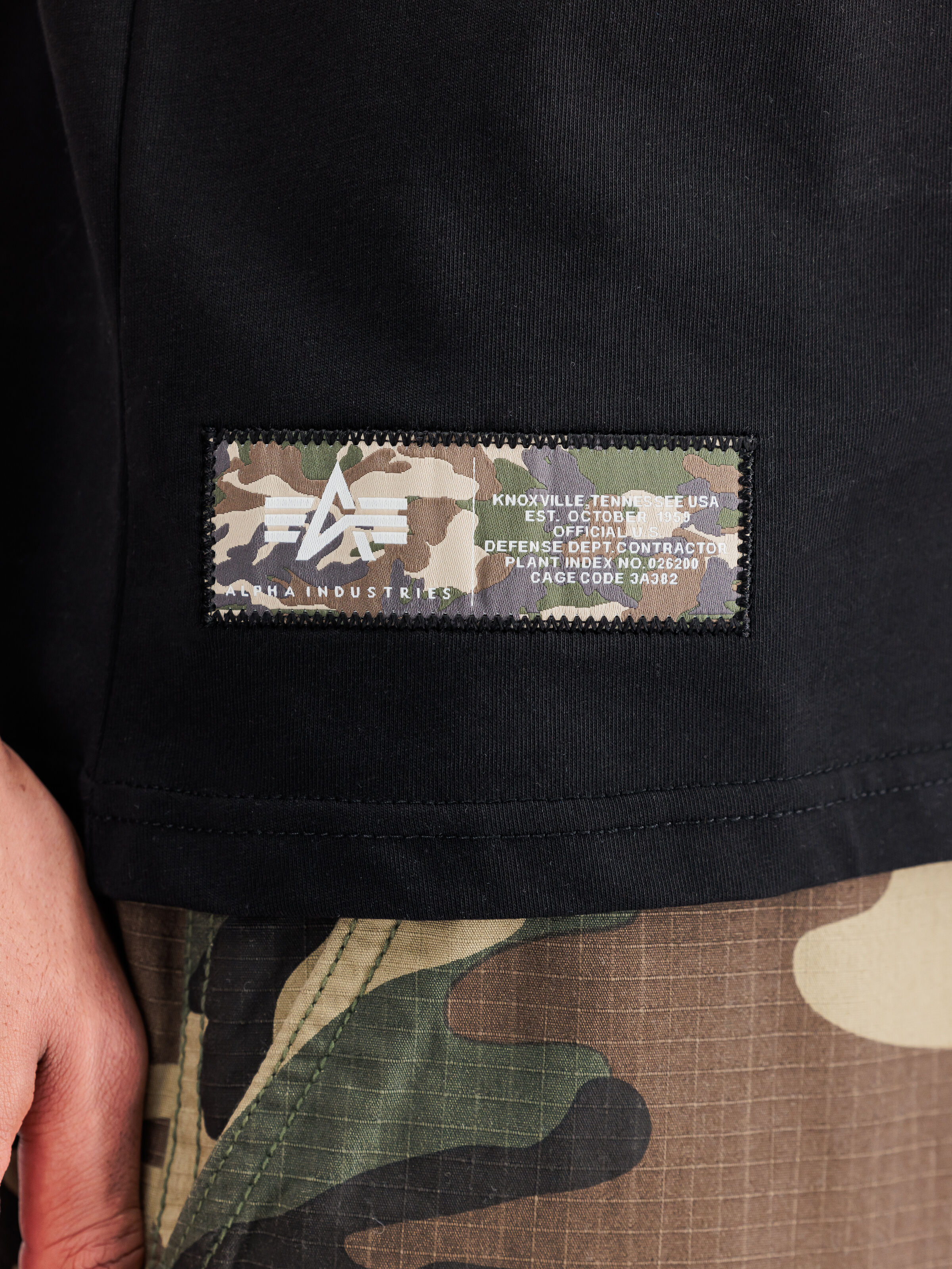 Camo Label Backprint T-Shirt black 258504_03_3_detail_00001_163949