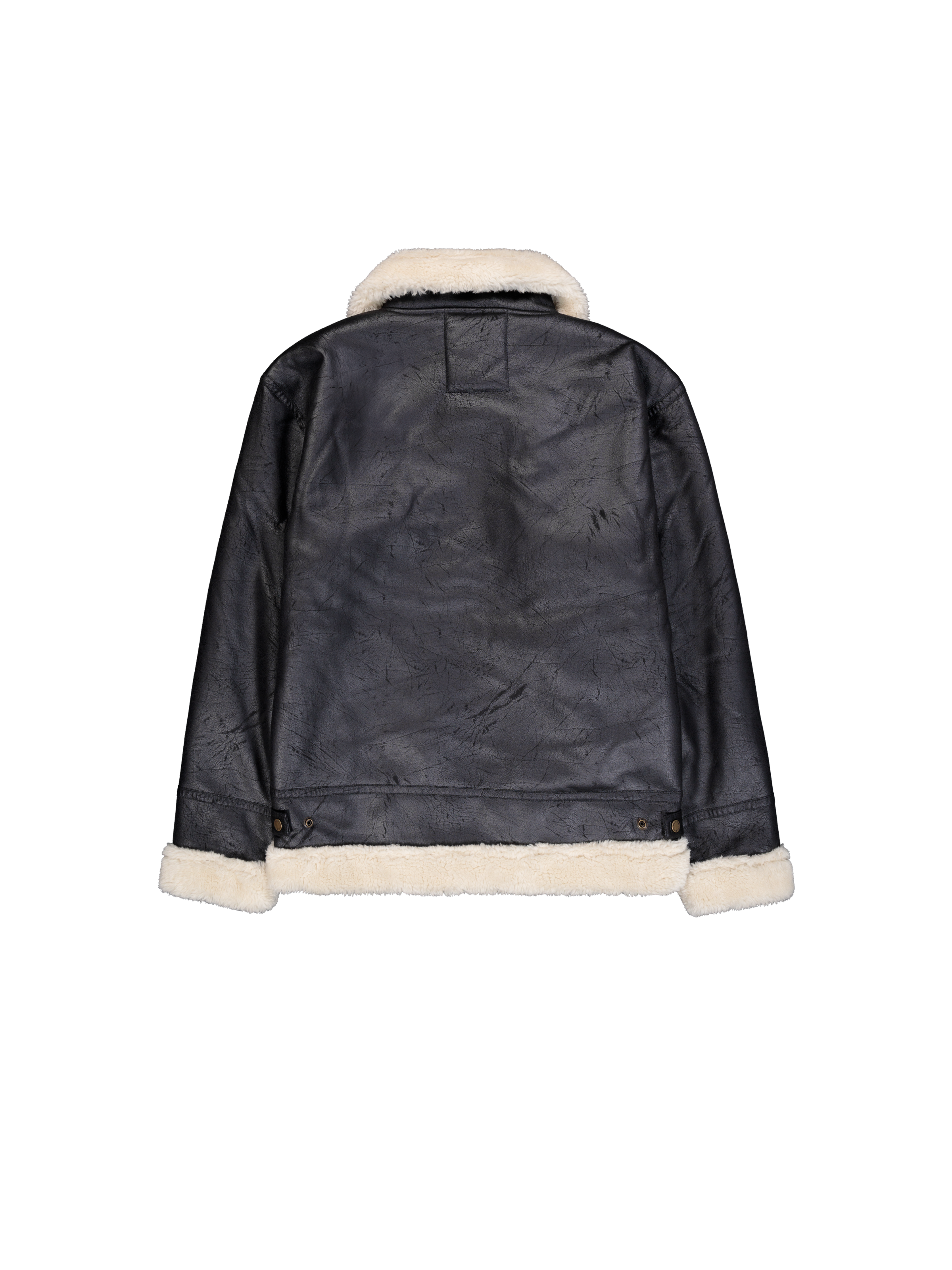 B-3 Faux Leather Bomber Jacket black 143106_03_1_flatlay_00002_172404