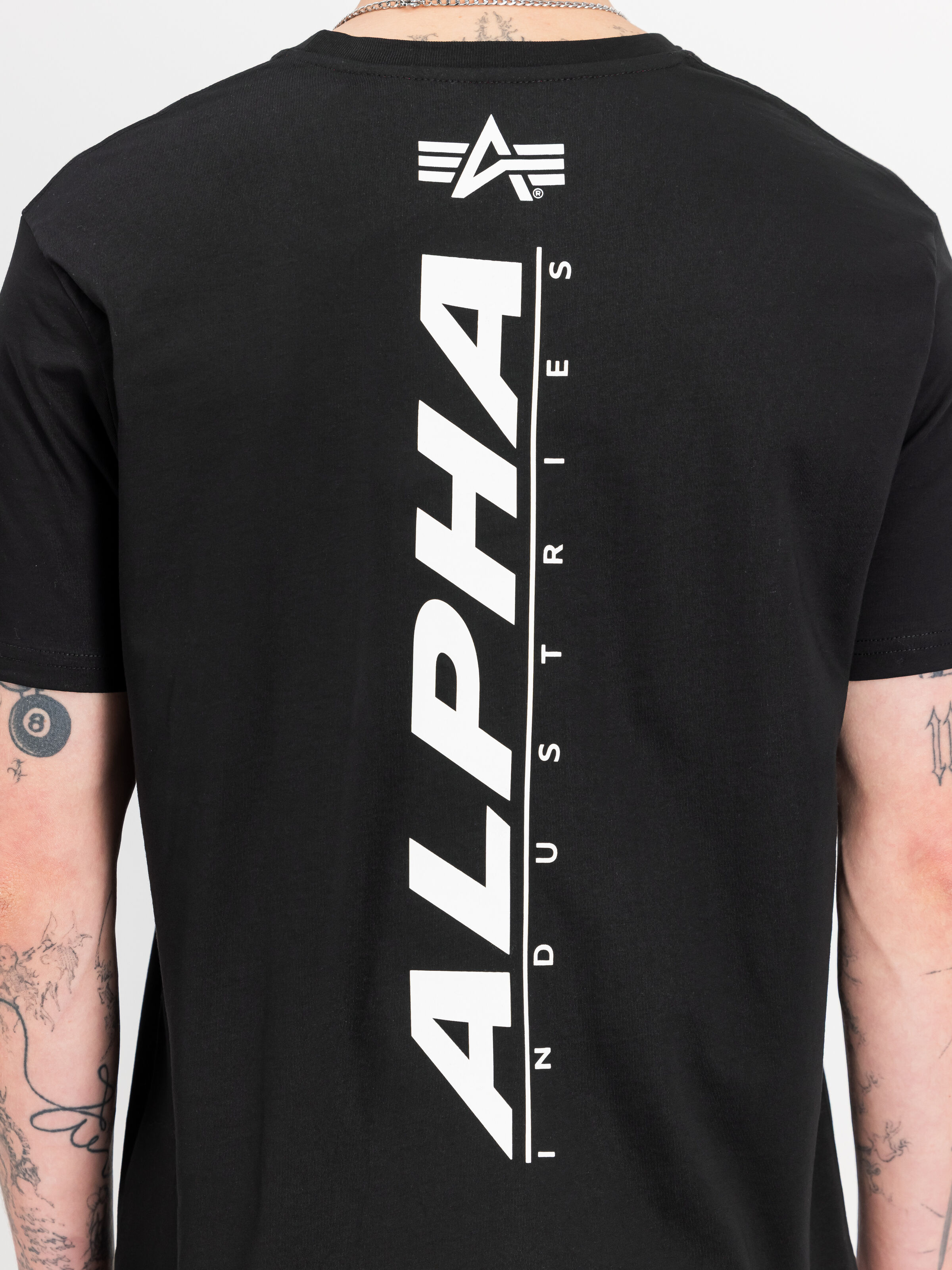 Alpha Backprint Puff T-Shirt black 258526_03_3_detail_00002_173910