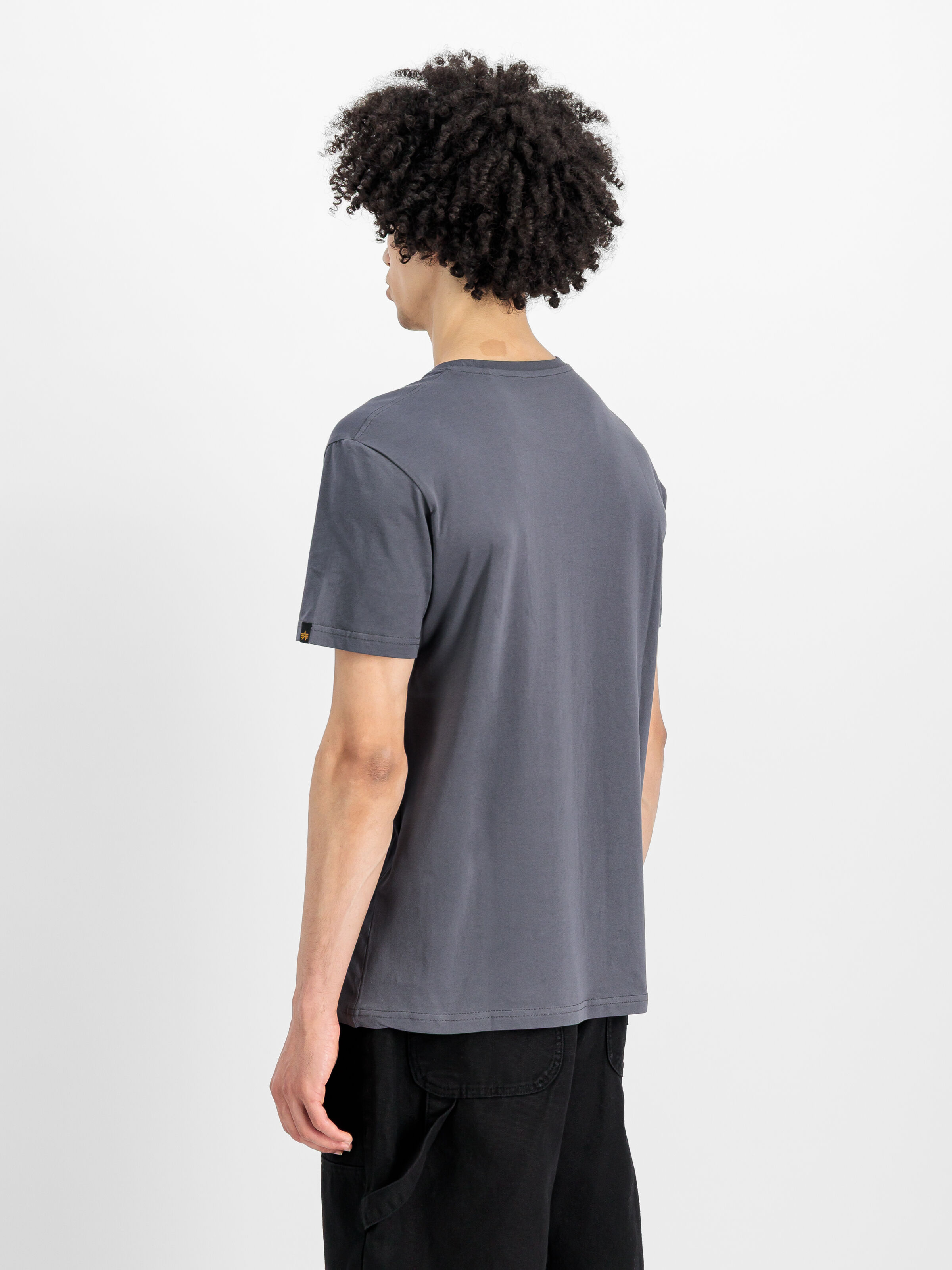 Basic Big Logo T-Shirt greyblack 100501_136_2_model_00003_155576