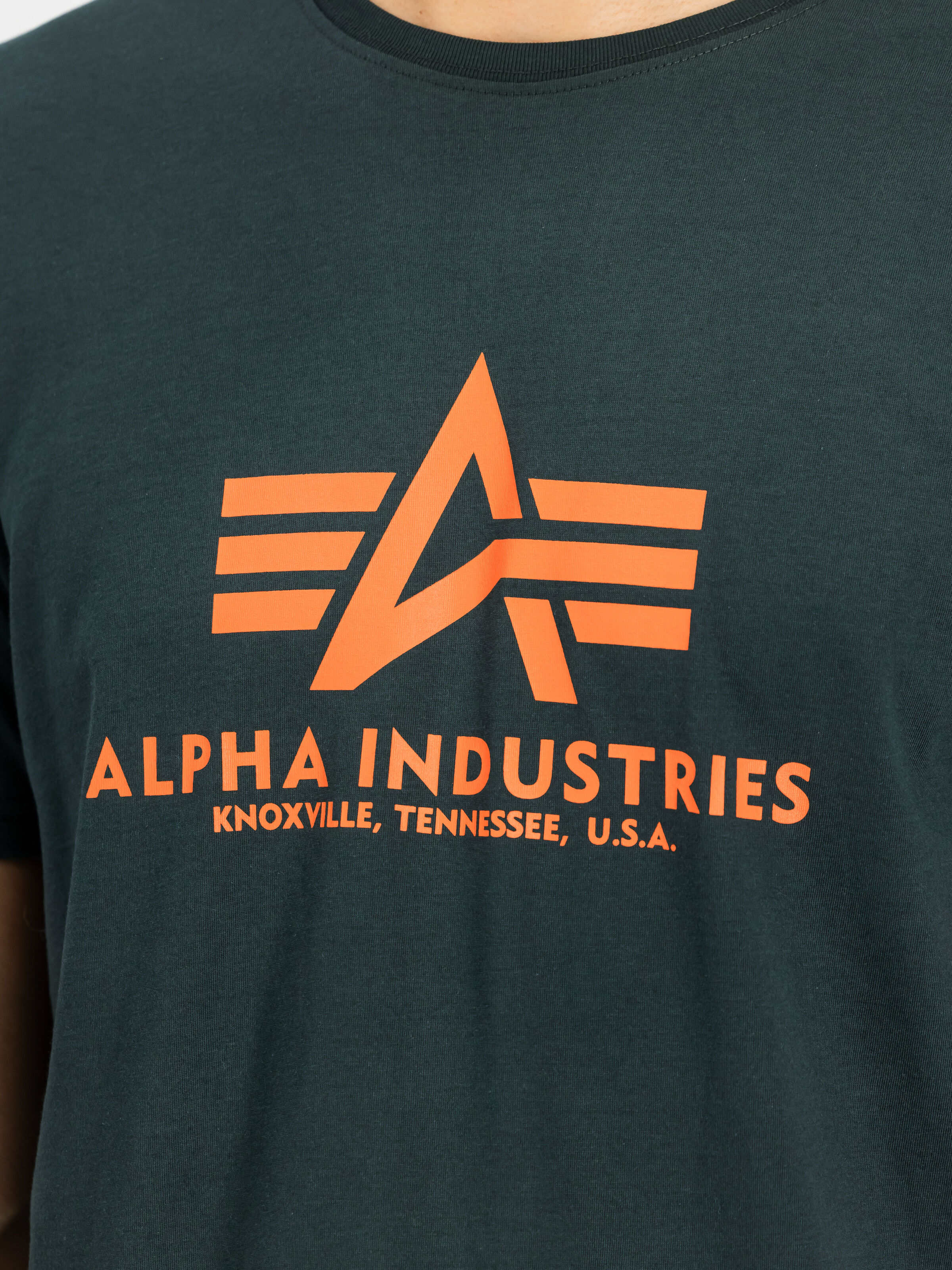 Basic Big Logo T-Shirt dark petrol 100501_353_3_detail_00001_184824