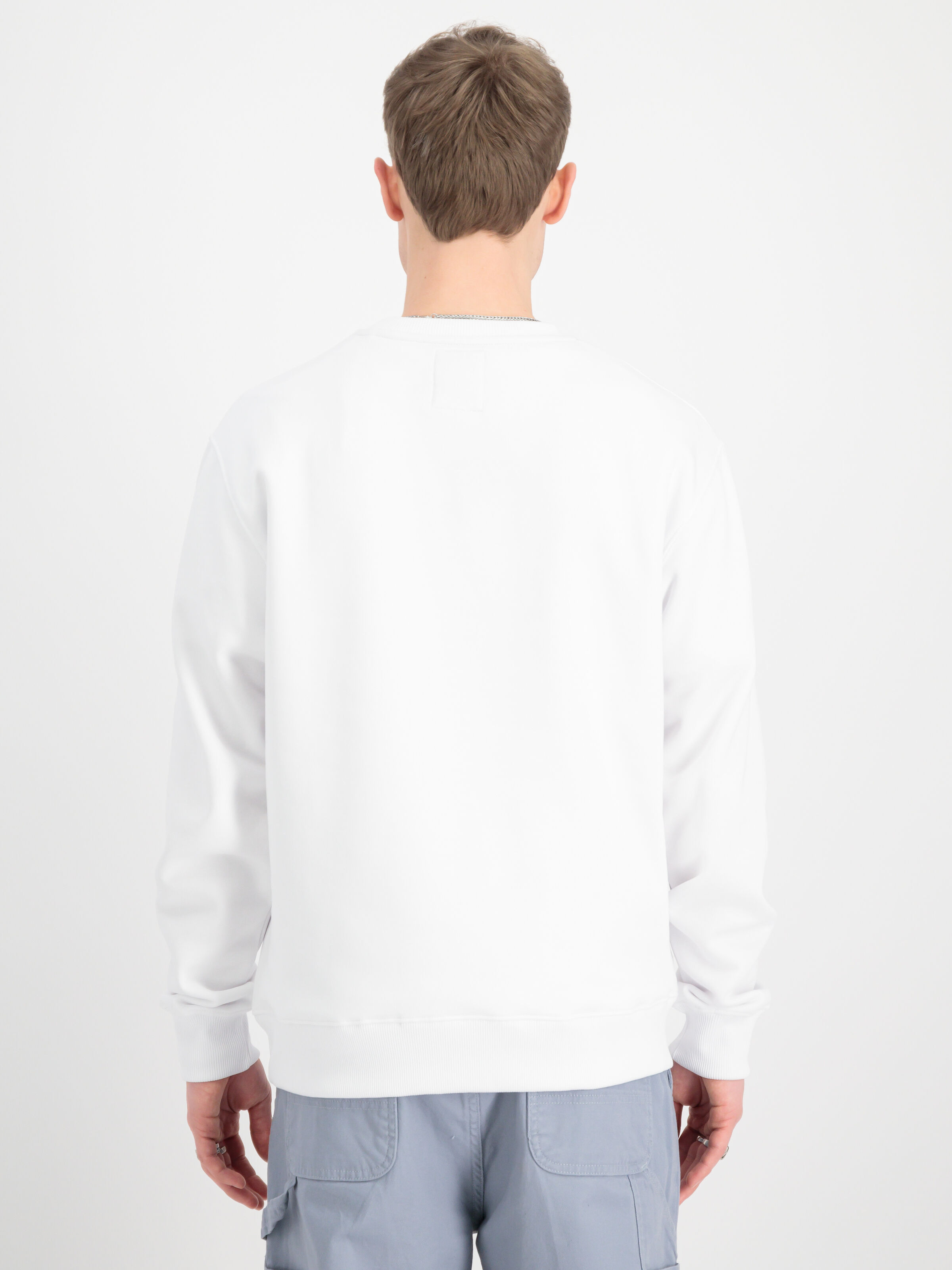 Holographic Small Logo Sweatshirt white 146310_09_00008_182882