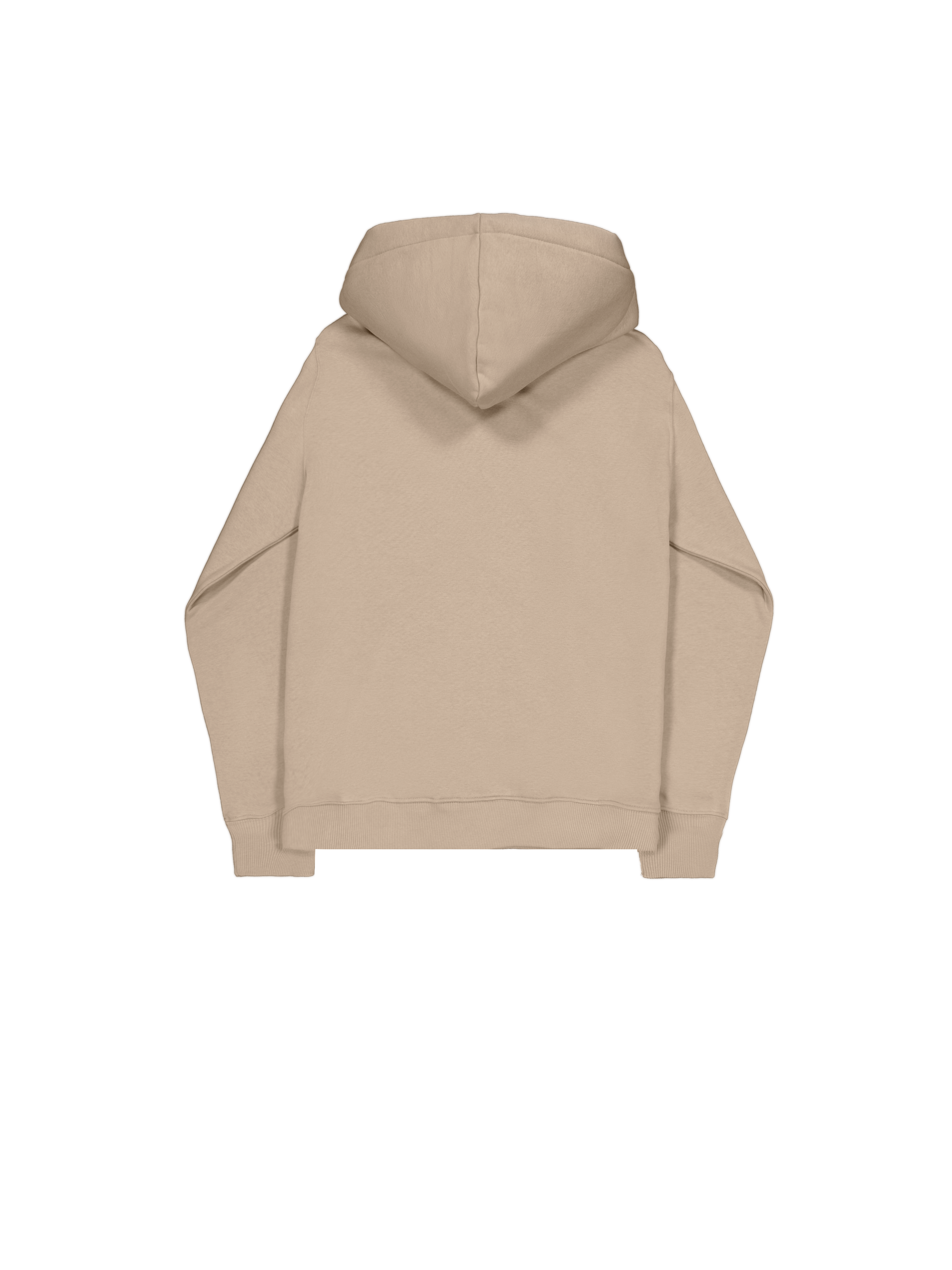 Basic Small Logo Zip Hoodie vintage sand 118342_679_1_flatlay_00002_153422