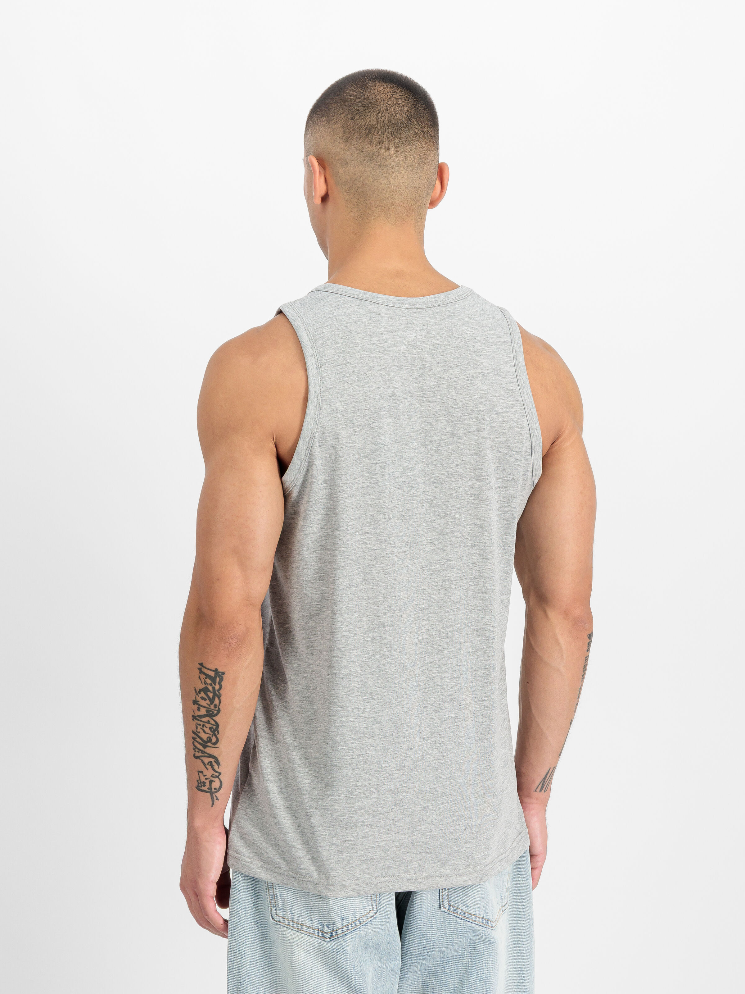Basic Mid Logo Tank grey heather 126566_17_2_model_00003_215060