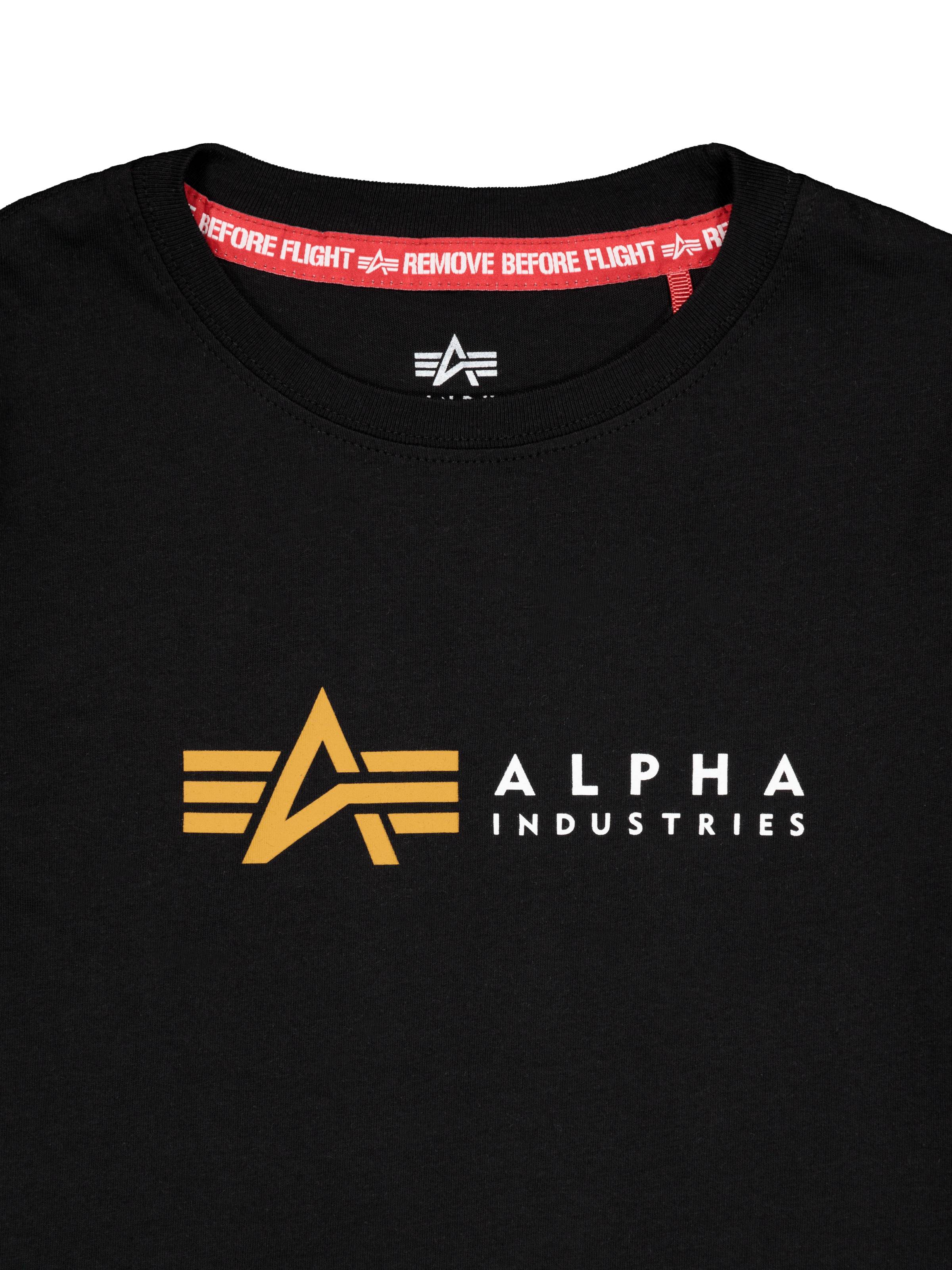 Alpha Label T-Shirt Kids black 118709_03_3_detail_00001_153241