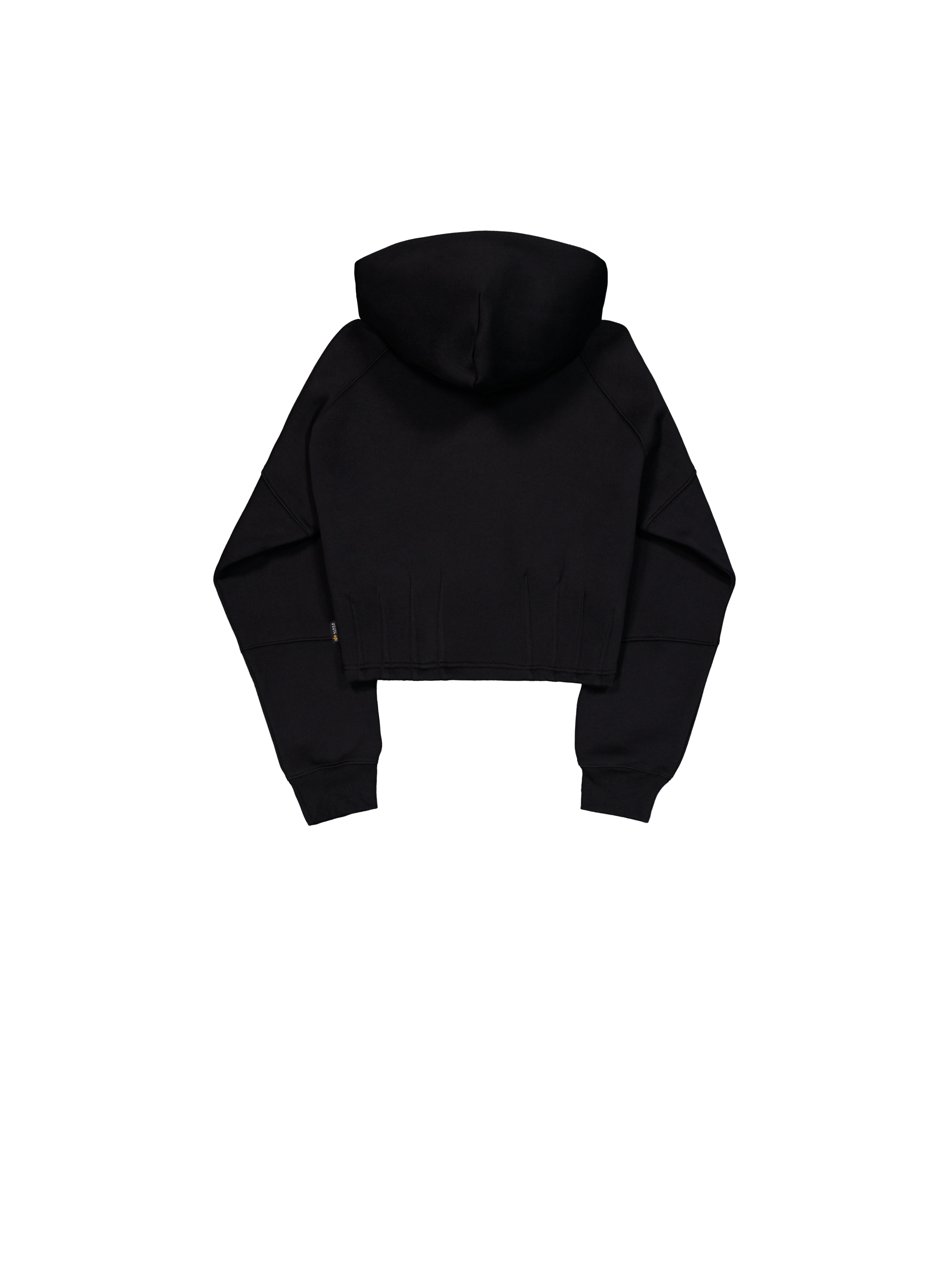 Waisted Hoodie Women black 148041_03_1_flatlay_00002_106612